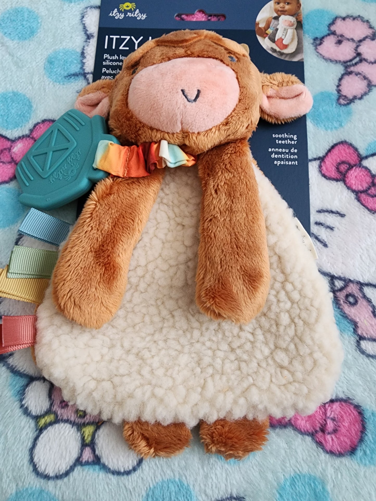 Itzy Ritzy Wyatt the Highland Cow Lovey Baby Toy