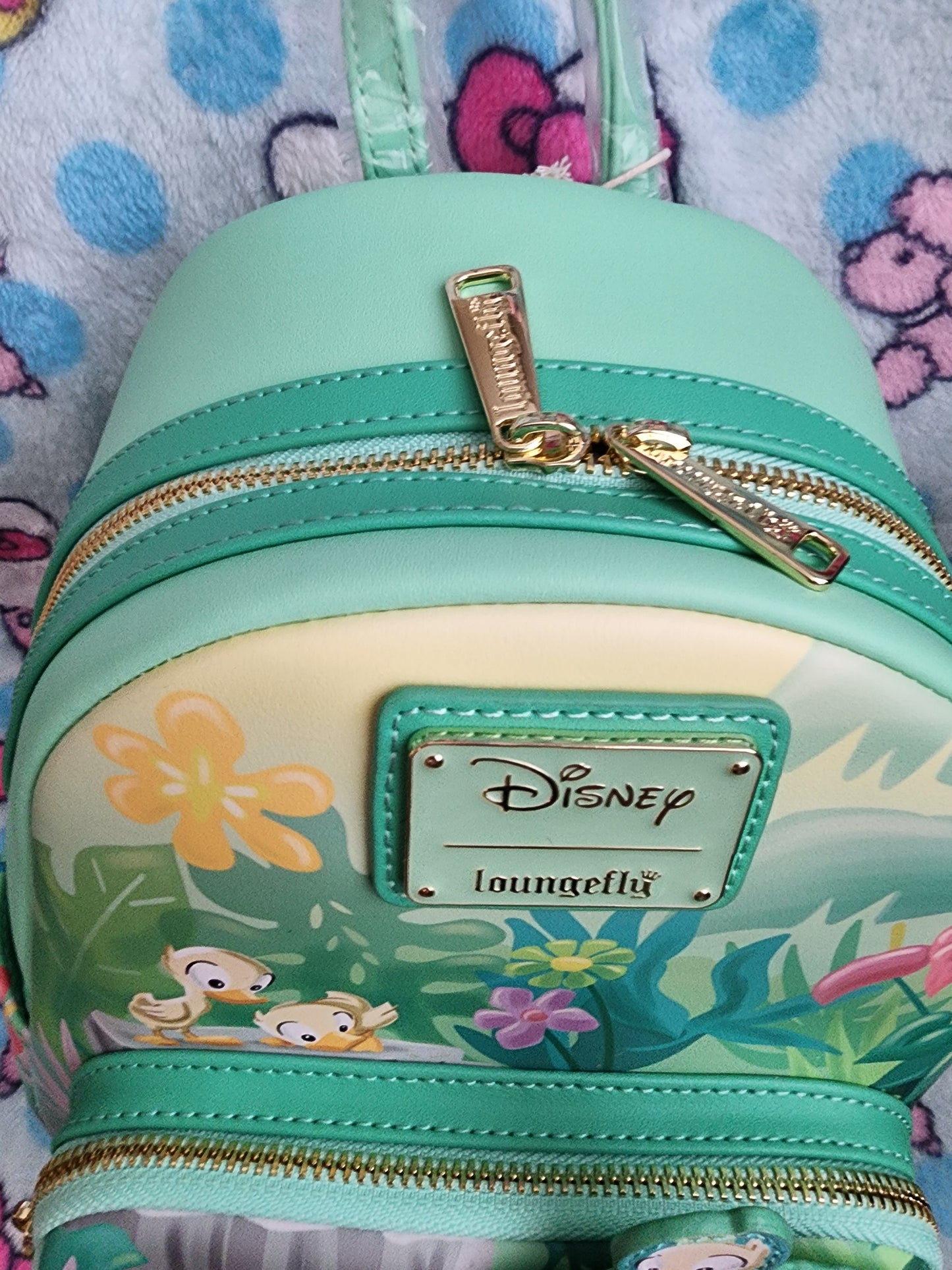 Loungefly Disney Stitch and Ducklings Reading Books Exclusive Backpack