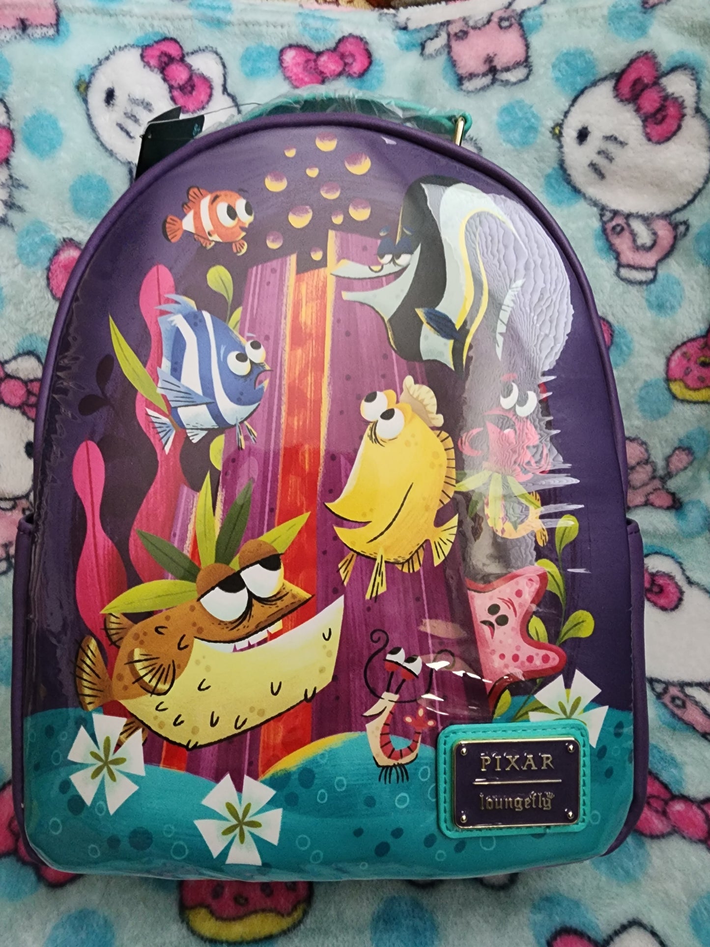 Loungefly Disney Finding Nemo Fish Tank Gang Backpack