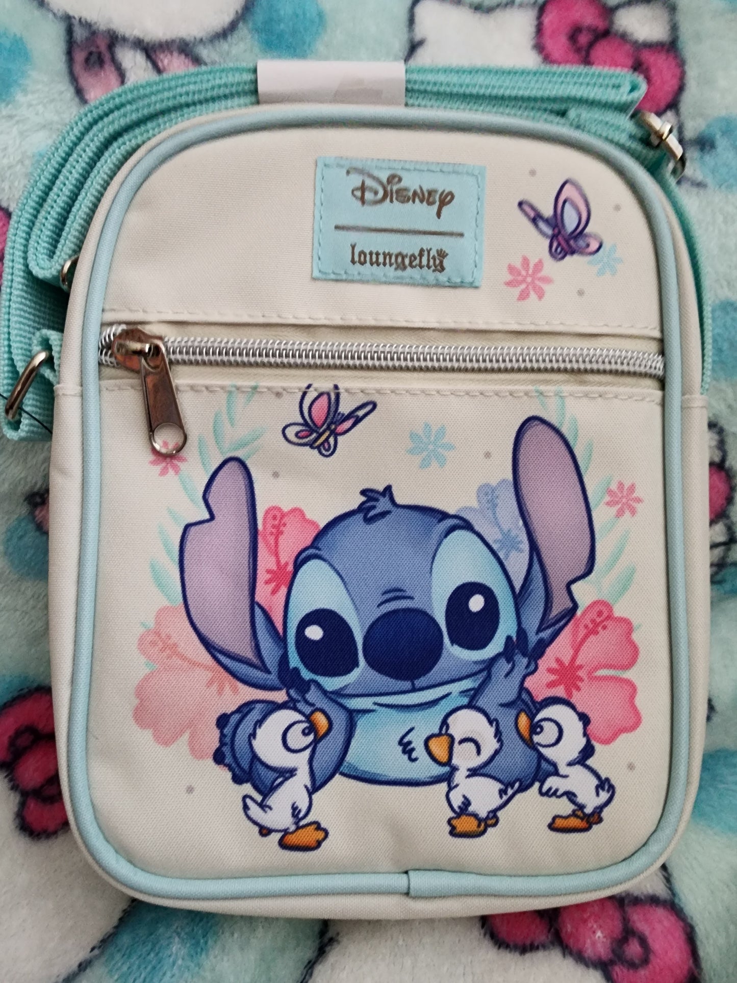 Loungefly Disney Stitch and Ducklings Crossbody Bag