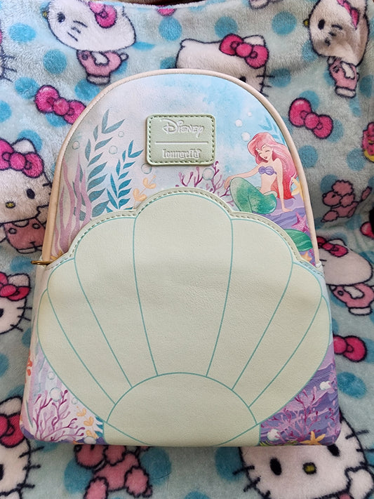 Loungefly Disney Little Mermaid Shell Backpack