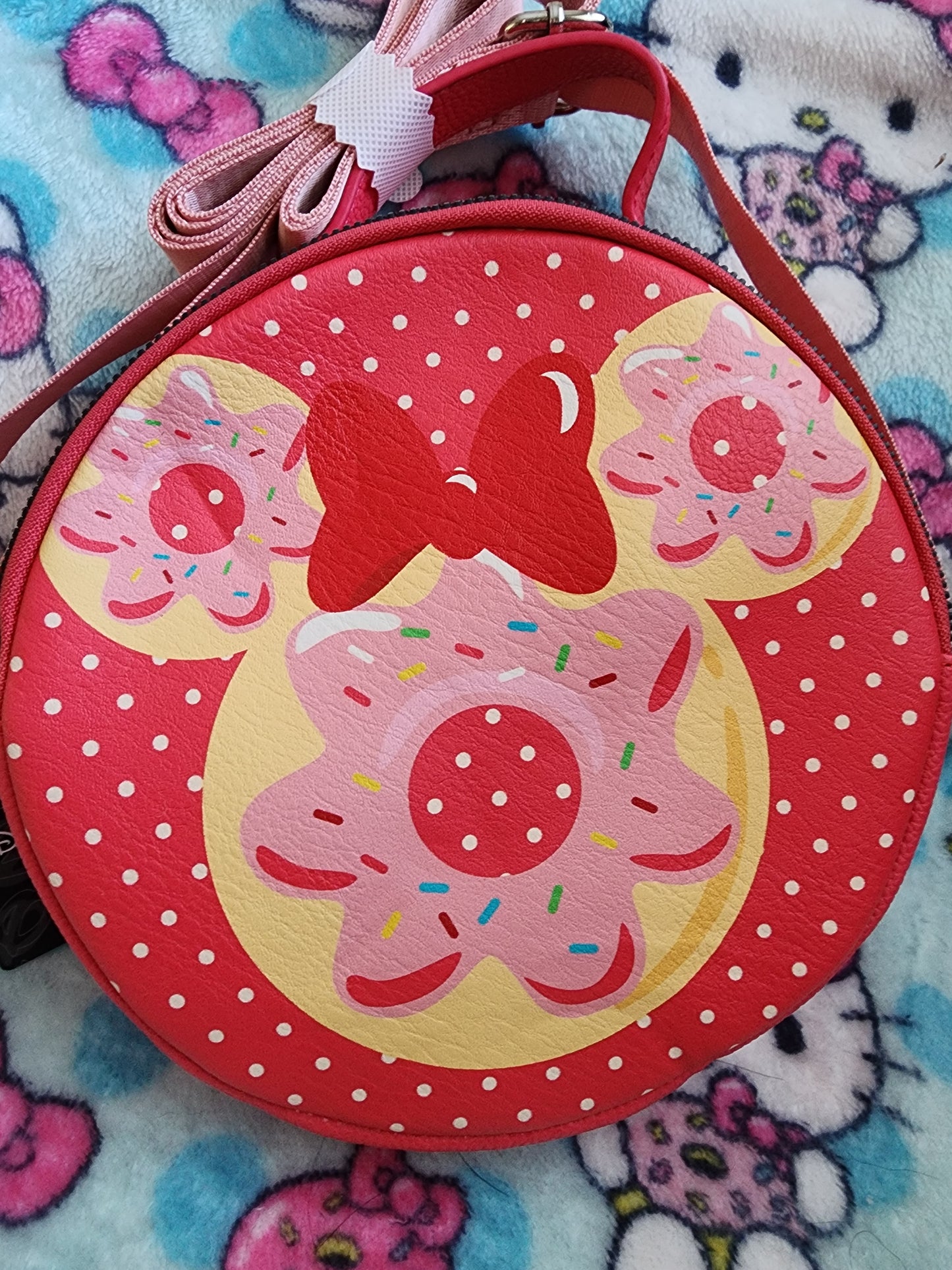 Disney Minnie Mouse Donut Crossbody Bag