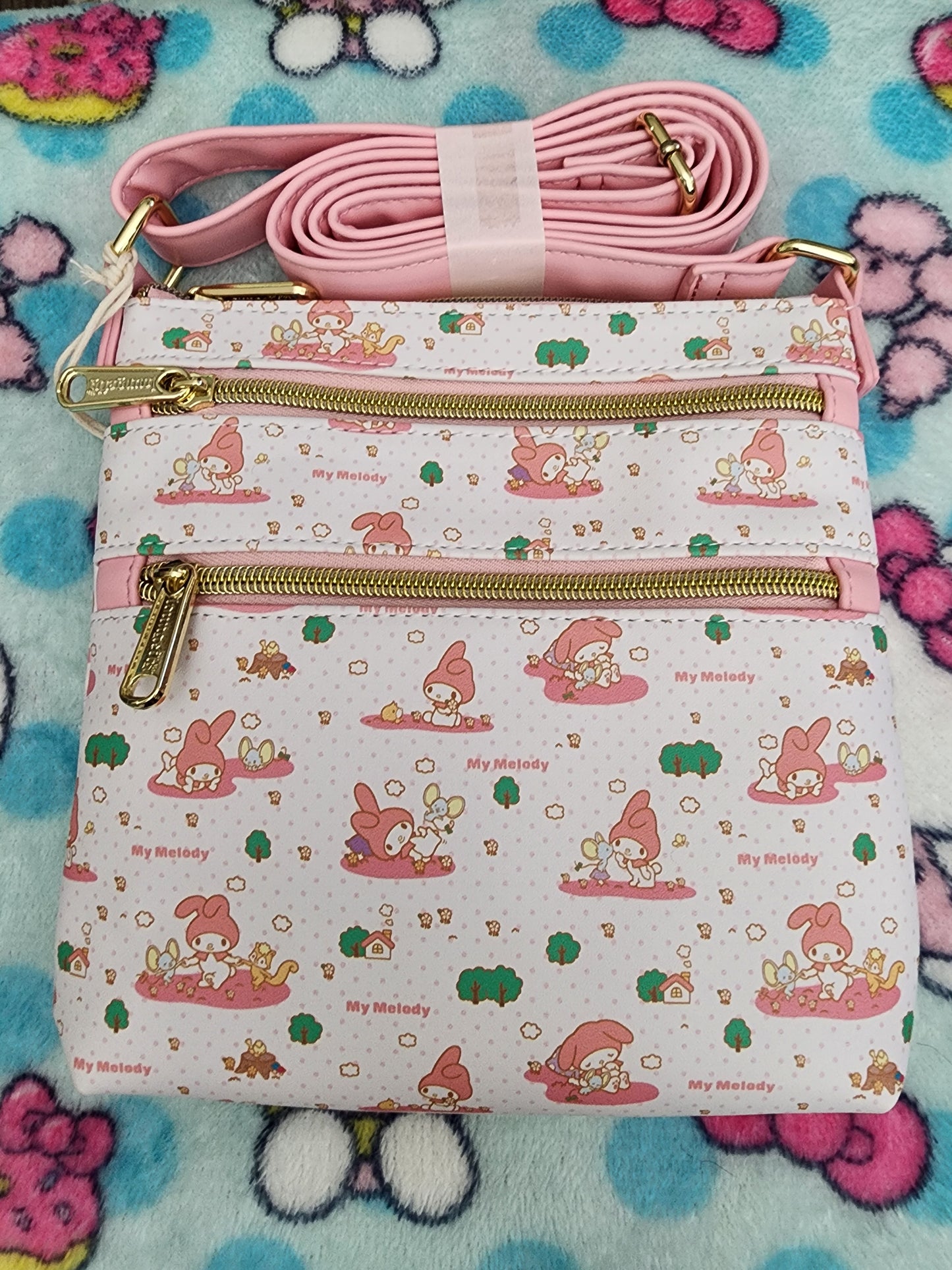 Loungefly Hello Kitty My Melody Crossbody Bag