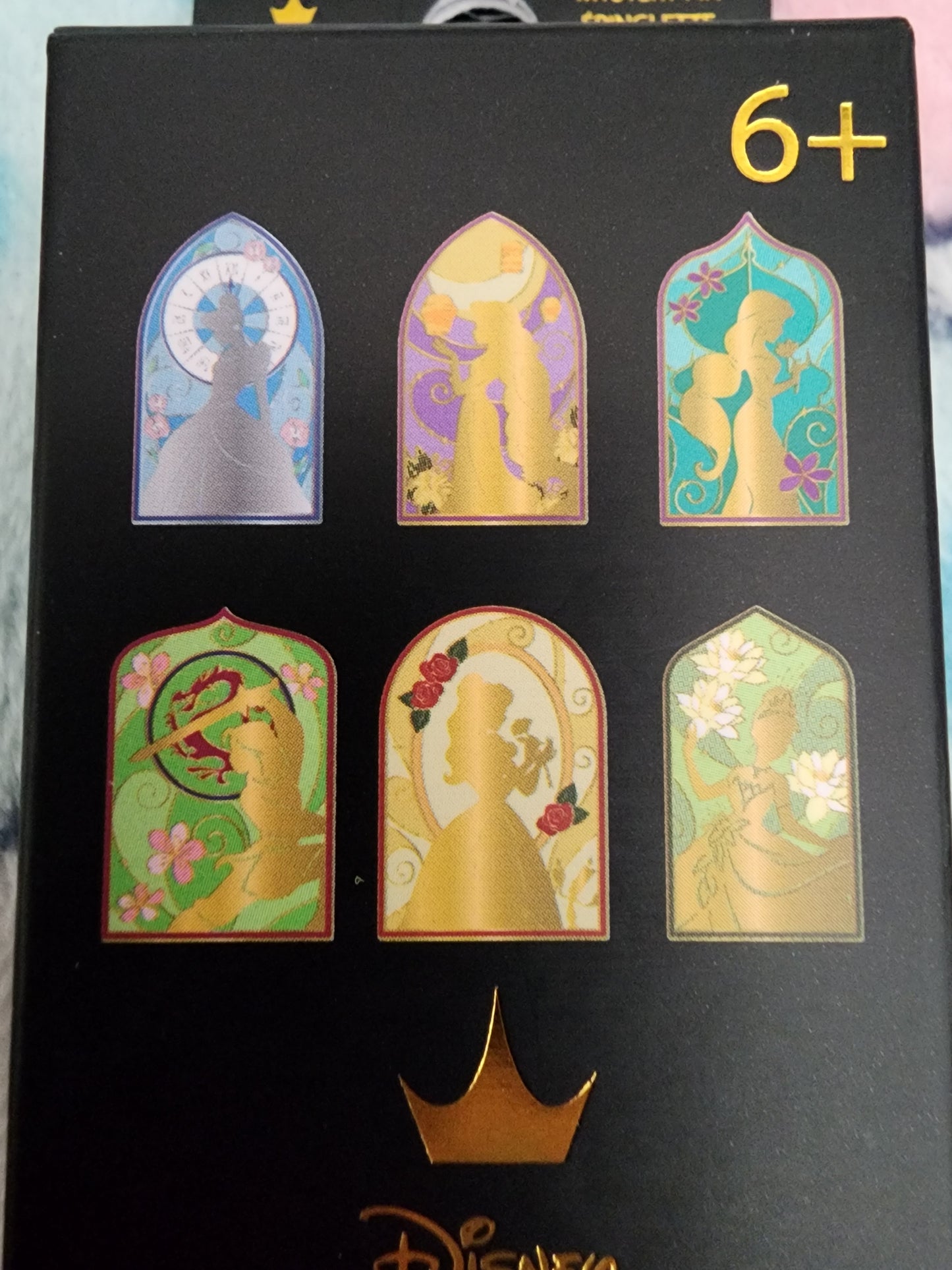 Loungefly Disney Princess Silhouette Window Mystery Pins
