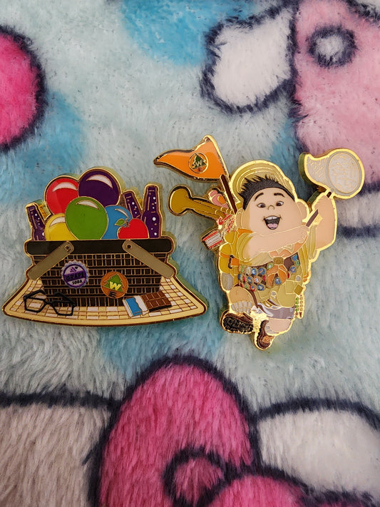 Loungefly Disney Pixar Movie Characters with Picnic Basket Mystery Pins
