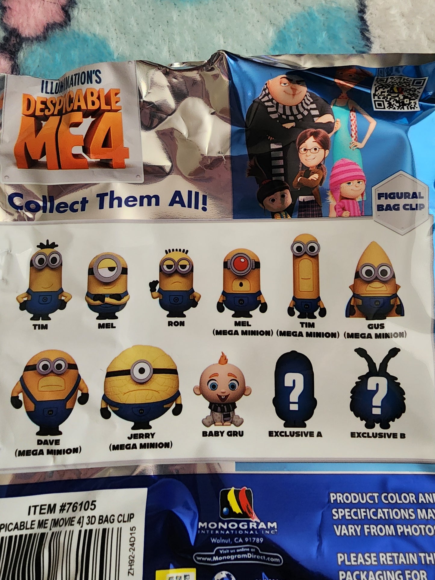 Despicable Me 4 Movie Characters Exclusive Mystery Bag Clips