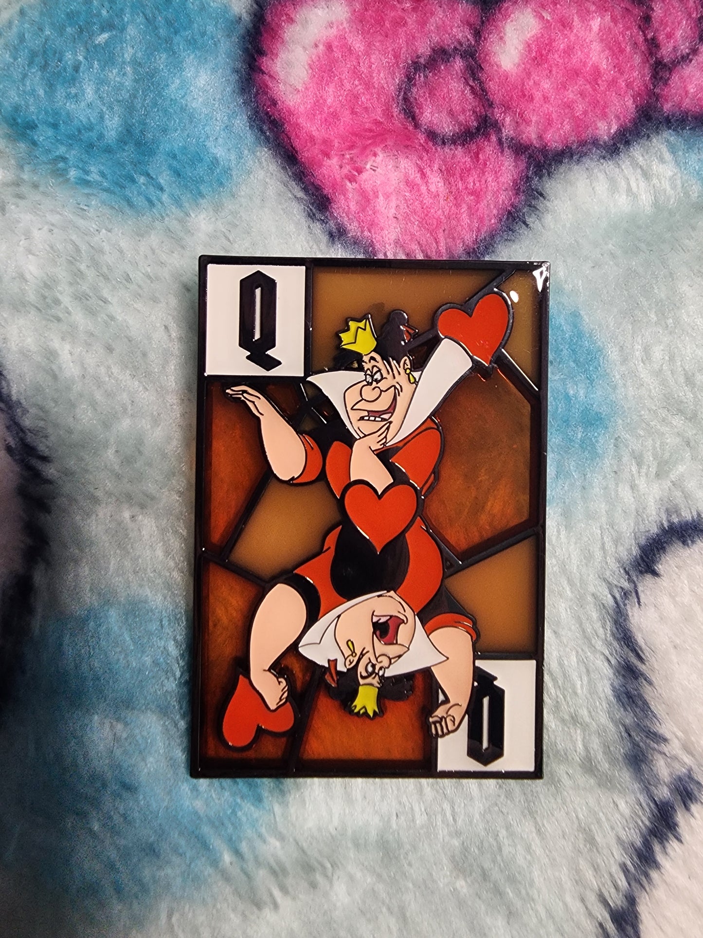 Loungefly Disney Alice in Wonderland Stain Glass Card Mystery Pins