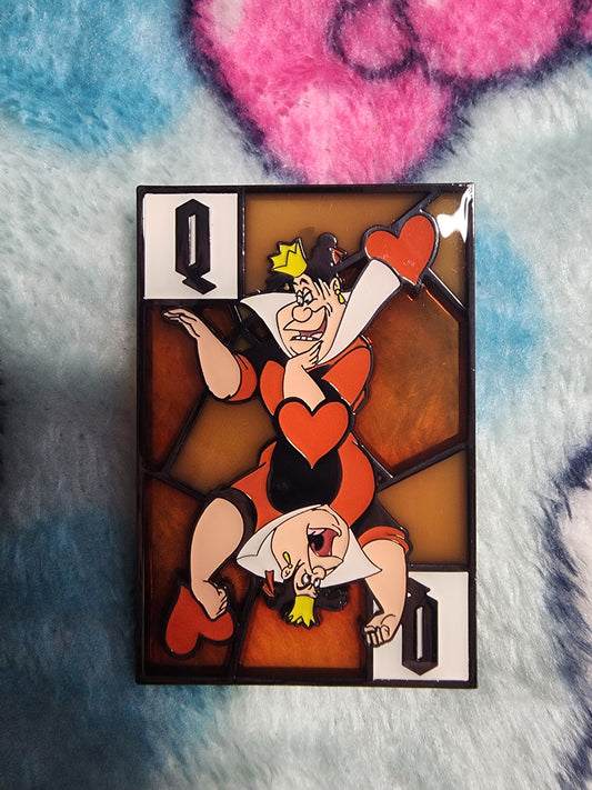 Loungefly Disney Alice in Wonderland Stain Glass Card Mystery Pins