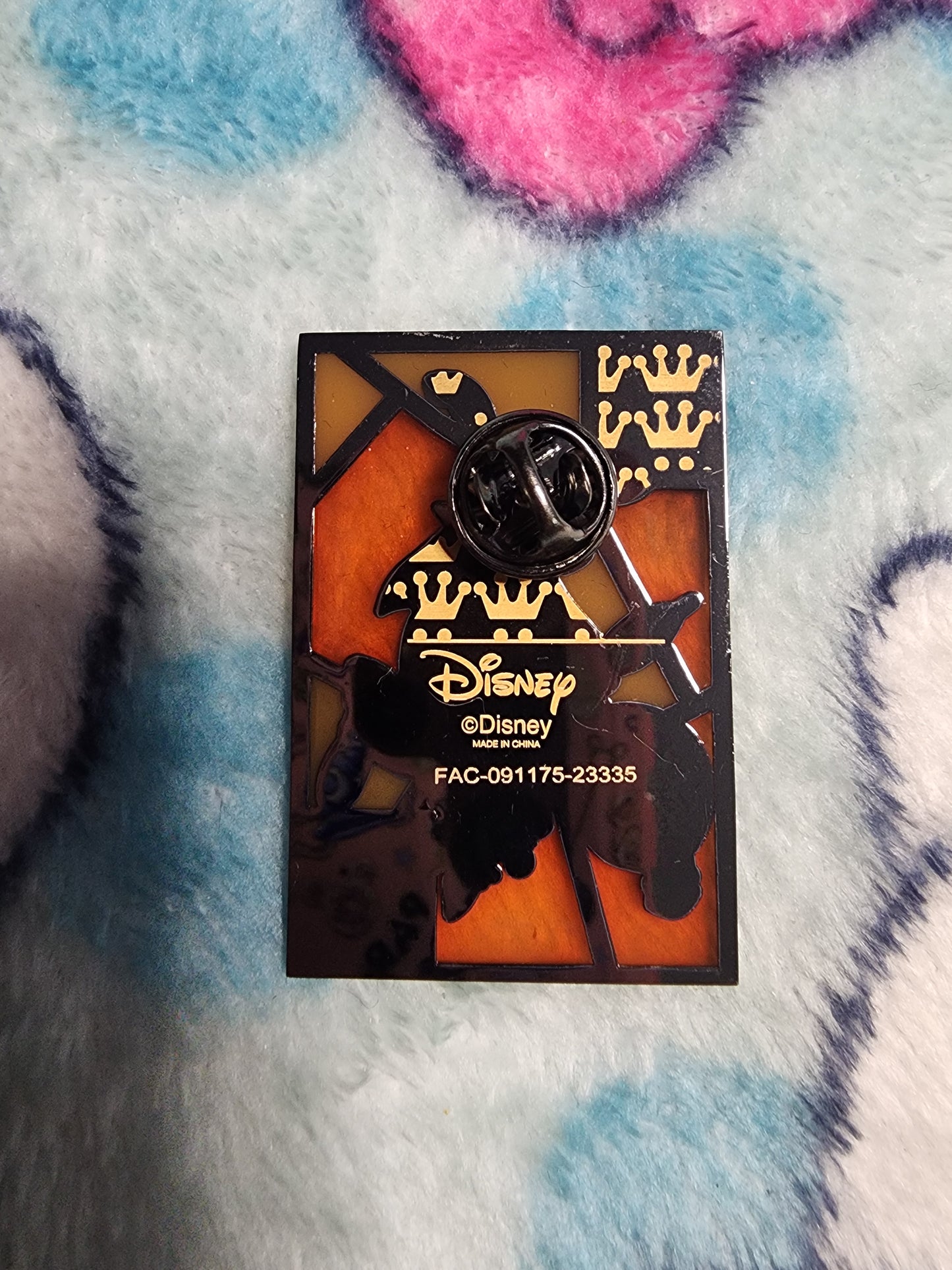 Loungefly Disney Alice in Wonderland Stain Glass Card Mystery Pins