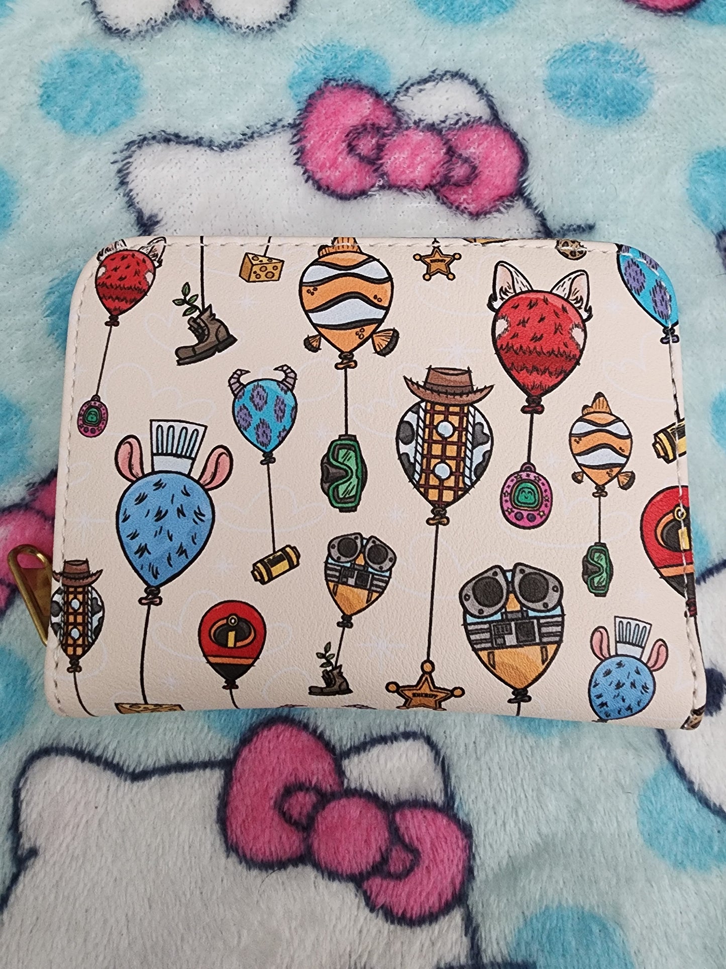 Loungefly Disney Pixar Movie Characters as Balloons Wallet