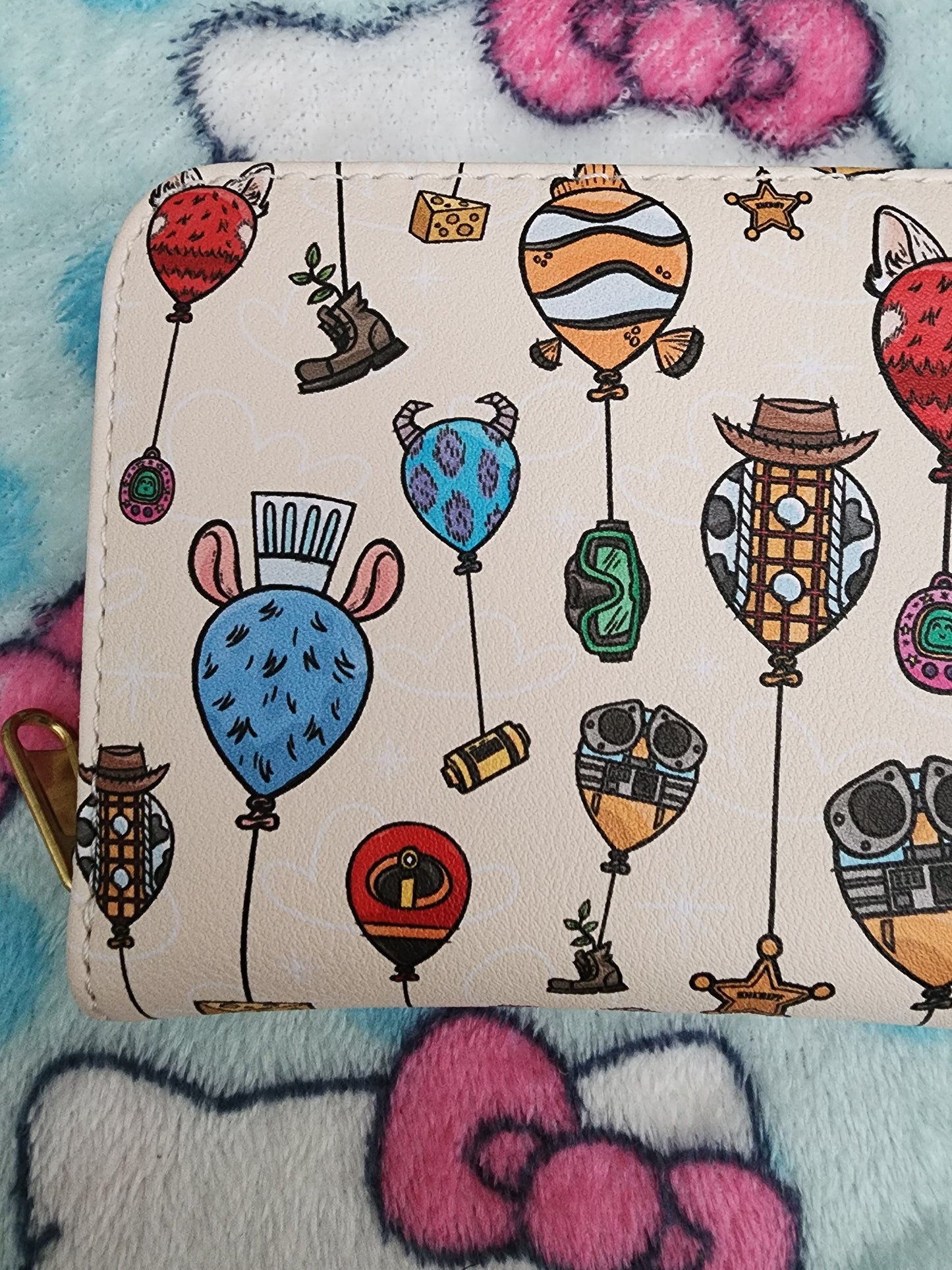 Loungefly Disney Pixar Movie Characters as Balloons Wallet