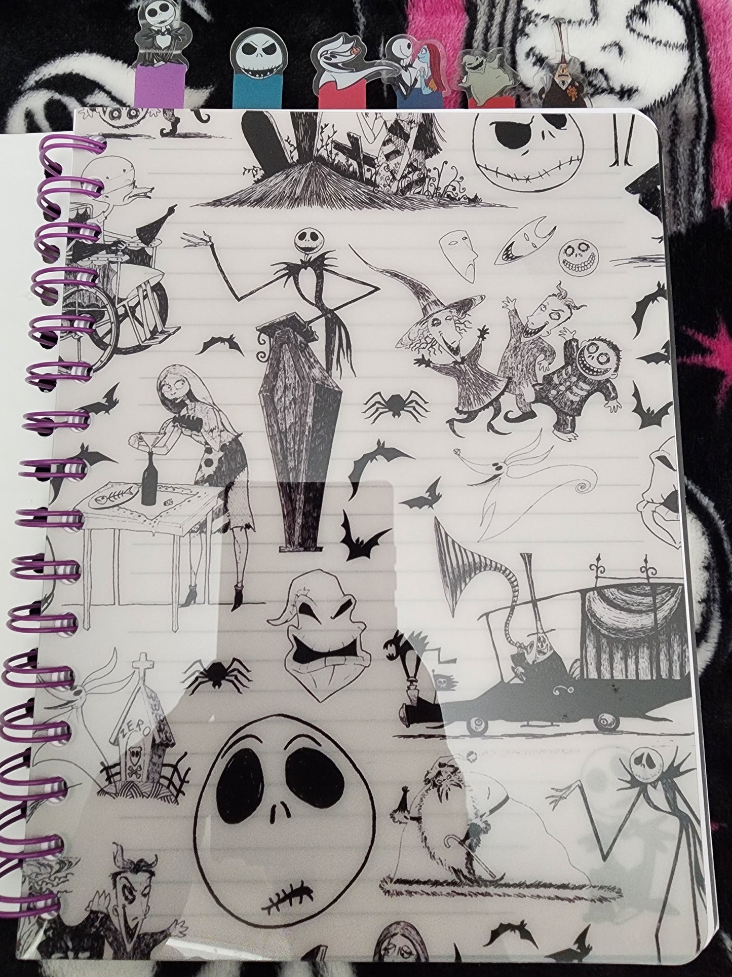 Disney Nightmare Before Christmas Tabbed Notebook