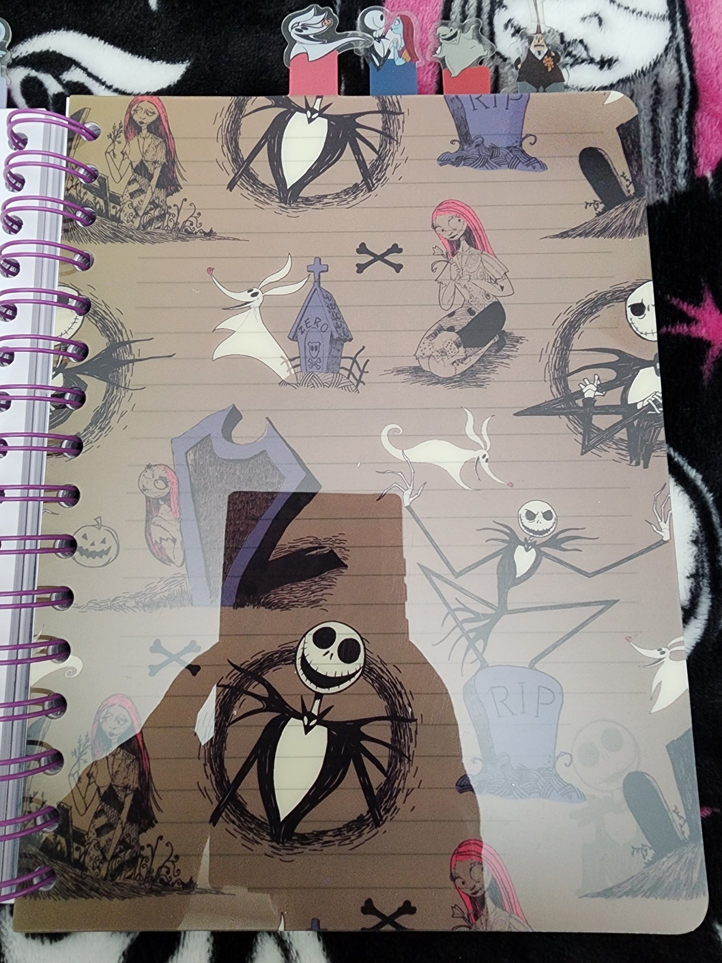 Disney Nightmare Before Christmas Tabbed Notebook