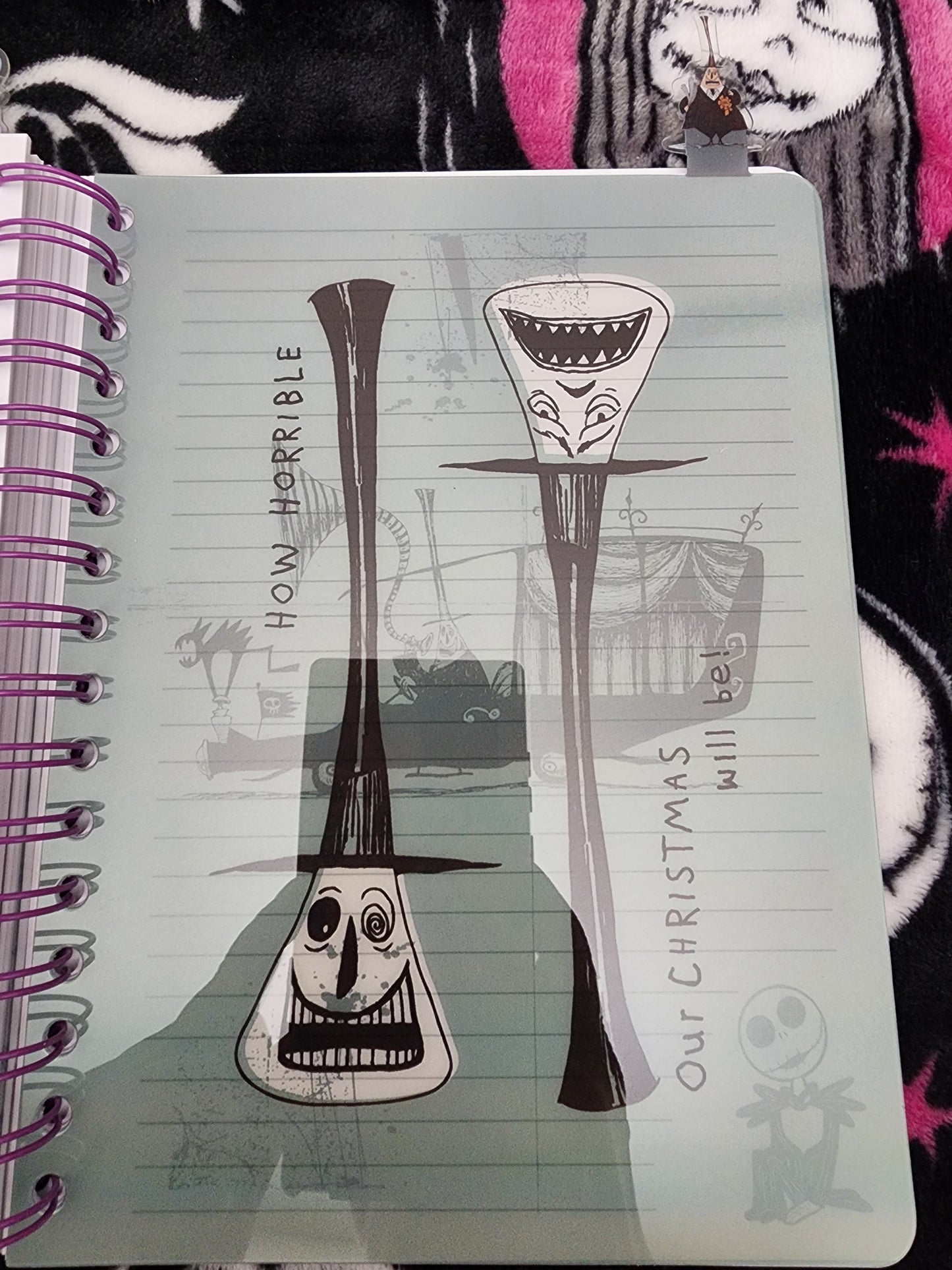 Disney Nightmare Before Christmas Tabbed Notebook