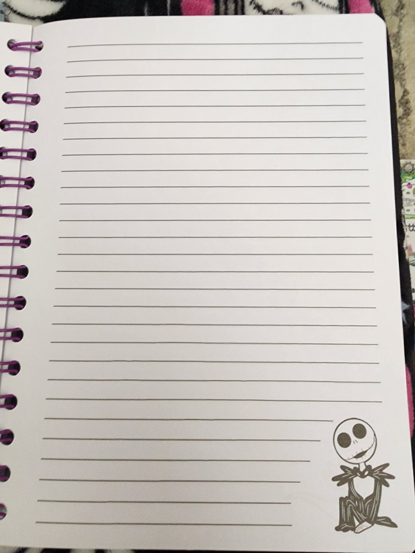 Disney Nightmare Before Christmas Tabbed Notebook