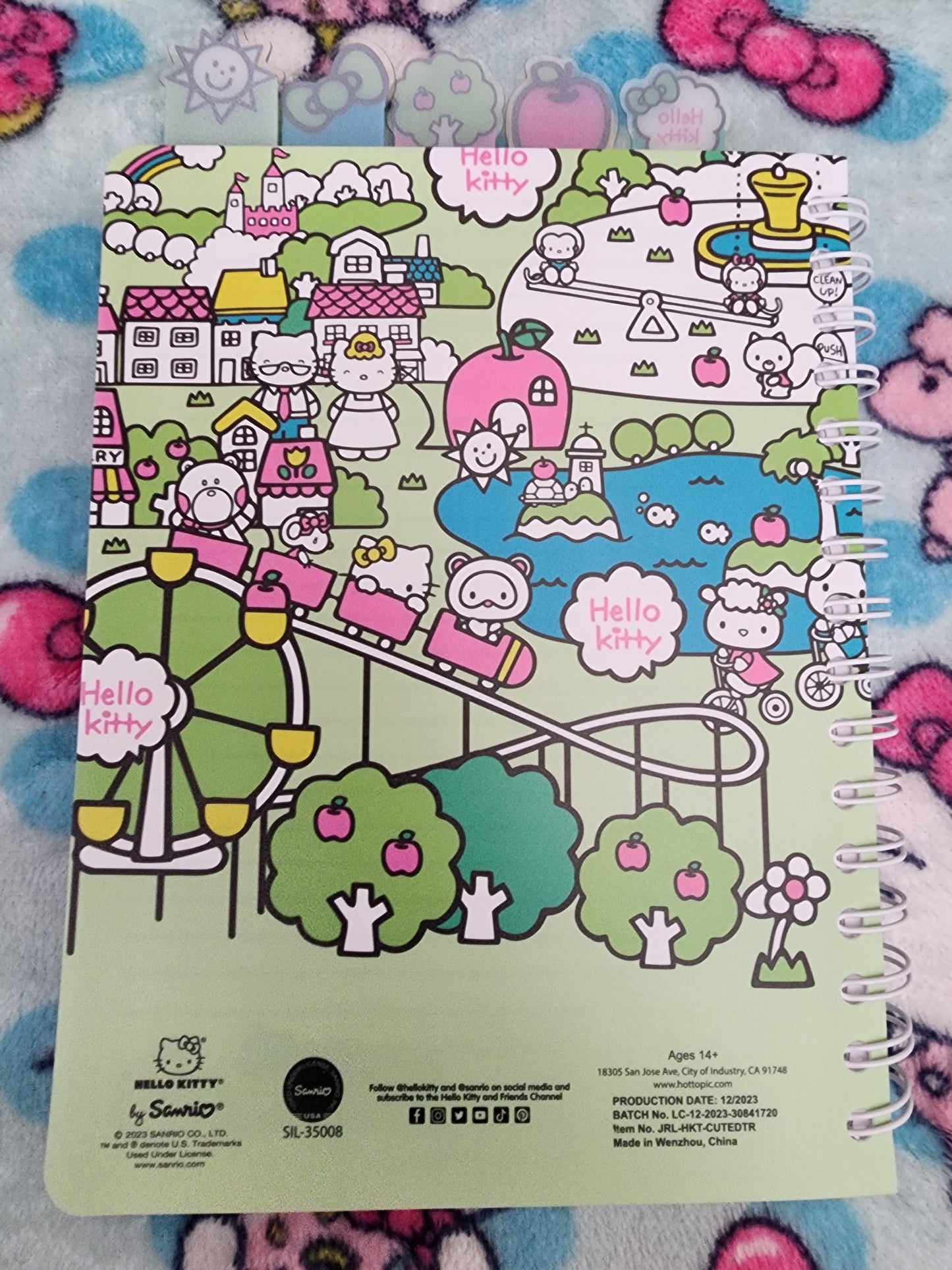 Hello Kitty Tabbed Notebook