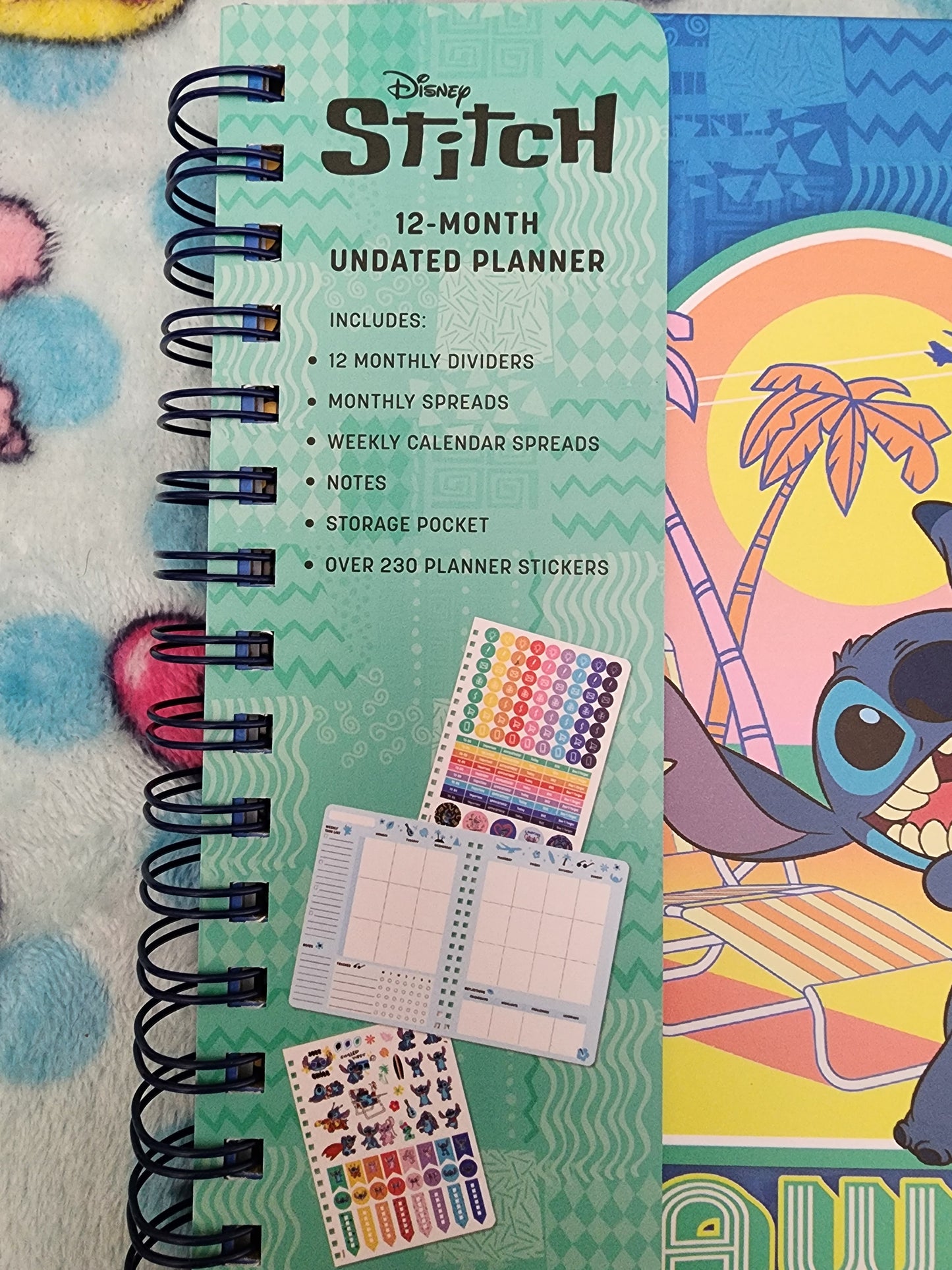 Disney Stitch 12 Month Planner