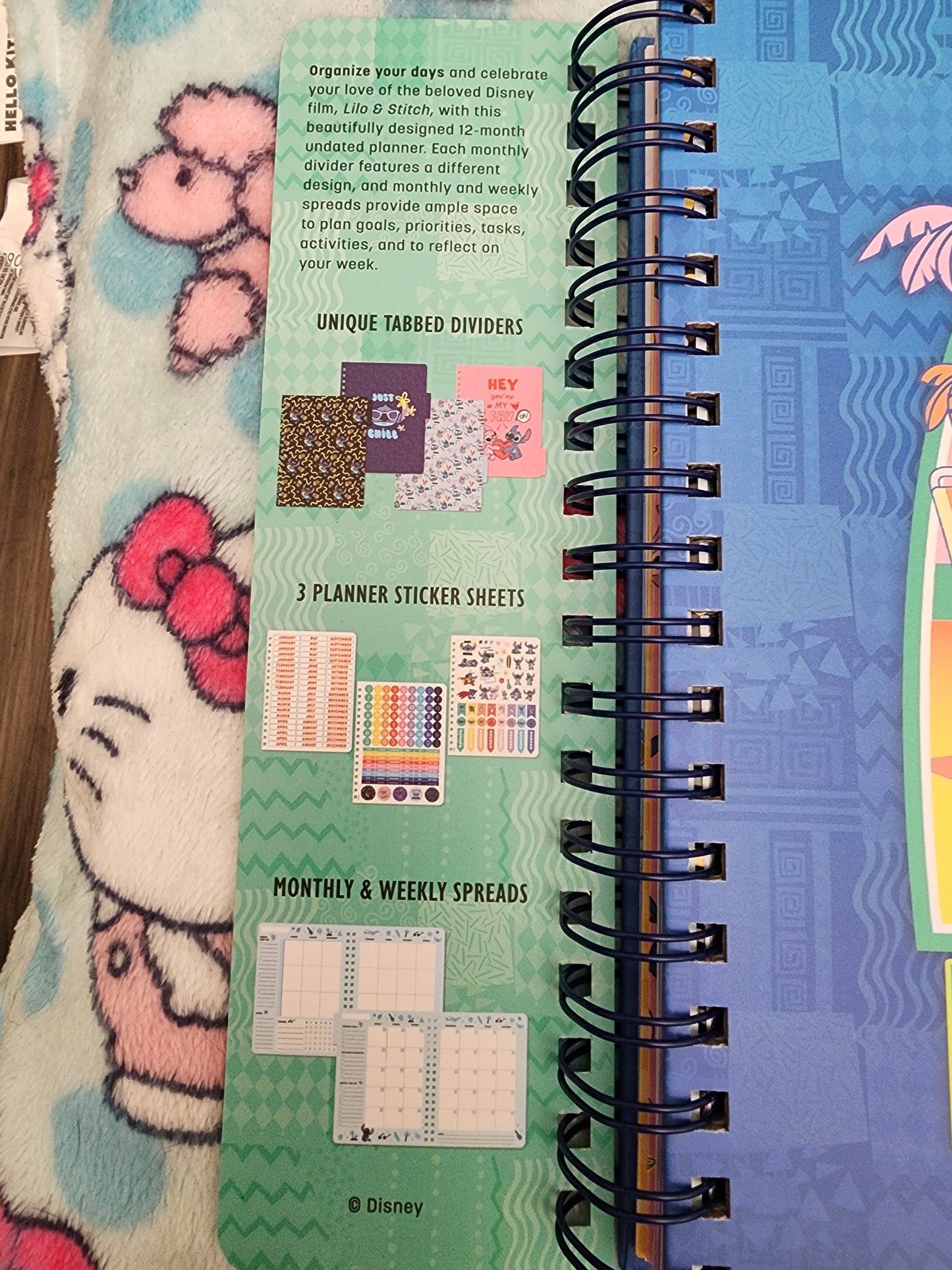 Disney Stitch 12 Month Planner