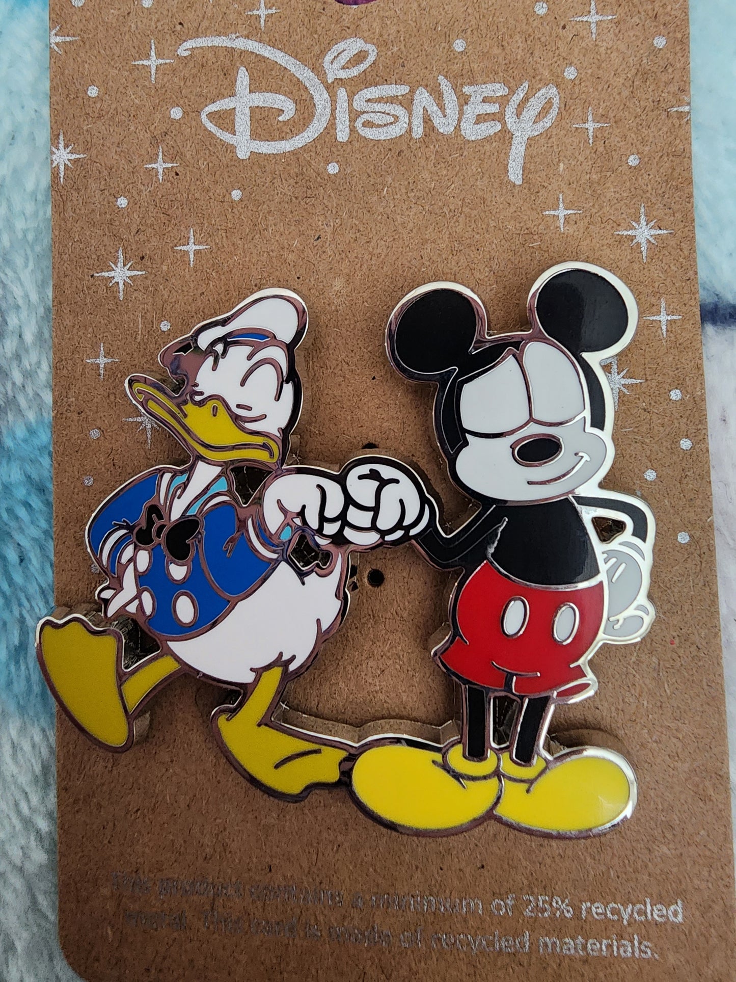 Disney Mickey and Donald Fist Pump Pin