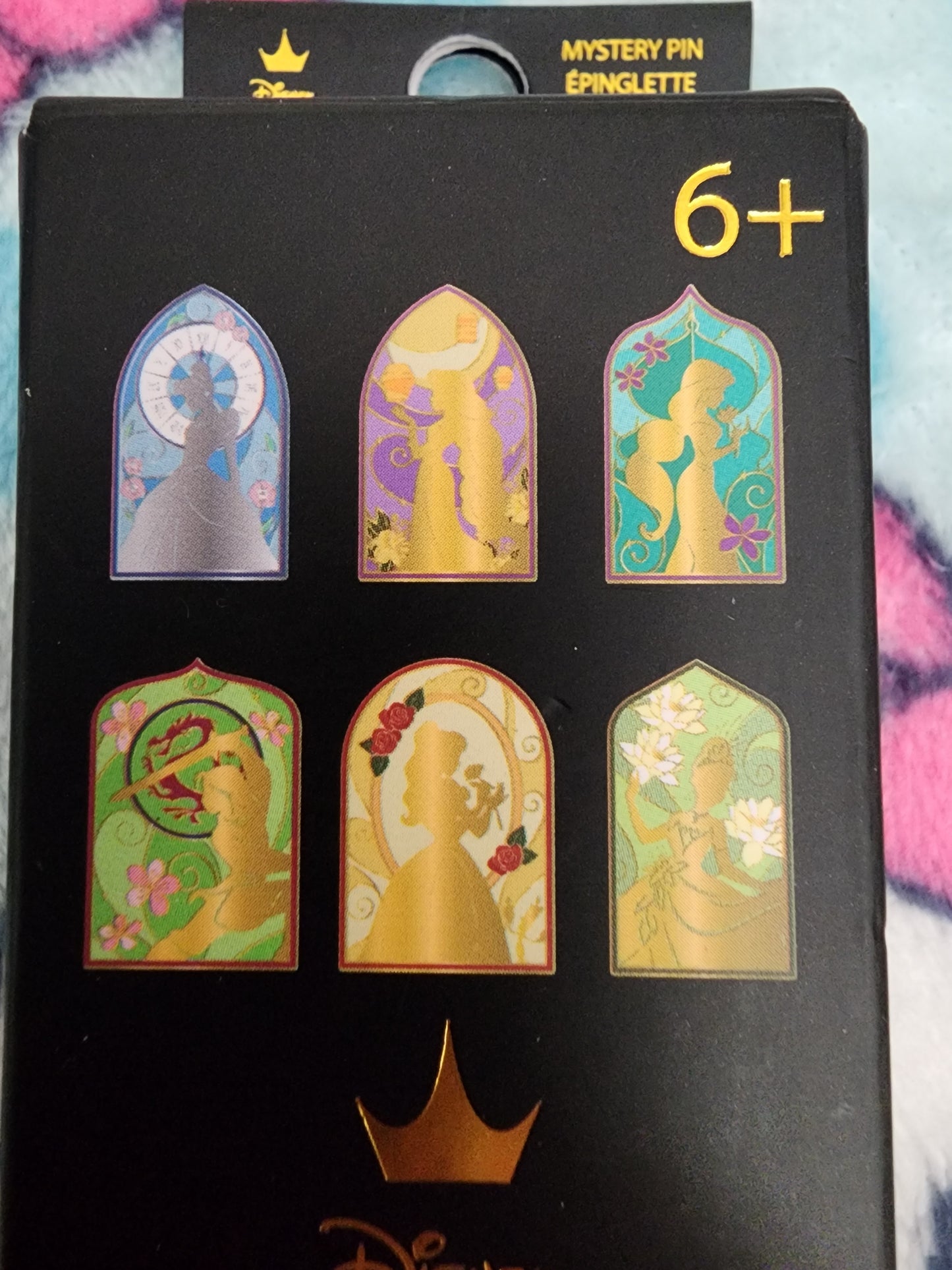 Loungefly Disney Princess Silhouette Window Mystery Pins