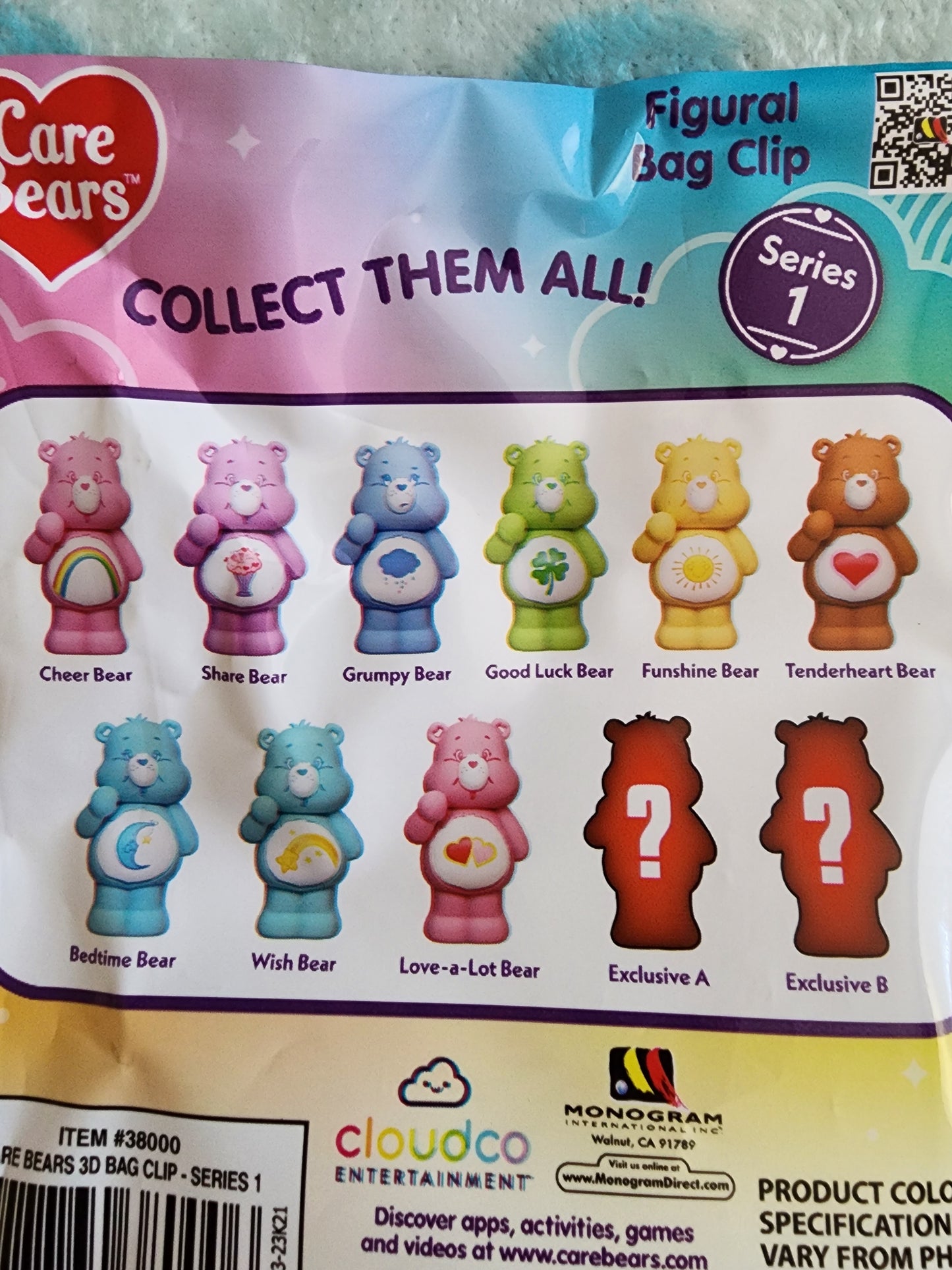 Care Bears Series 1 Mystery Bag Clips