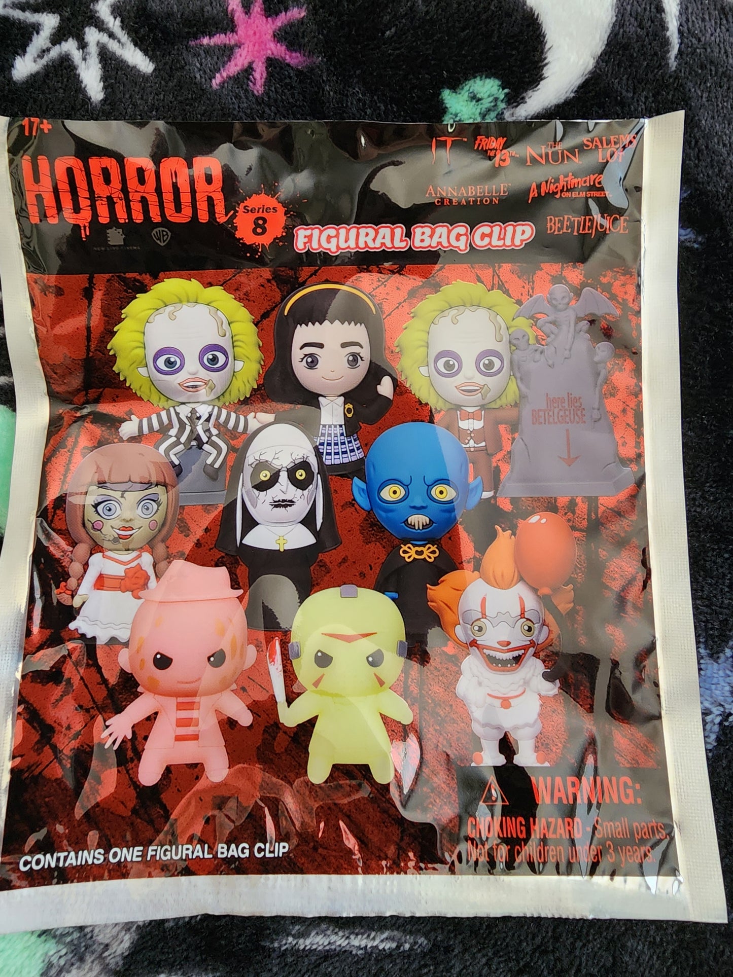 Horror Movie Characters Mystery Bag Clips