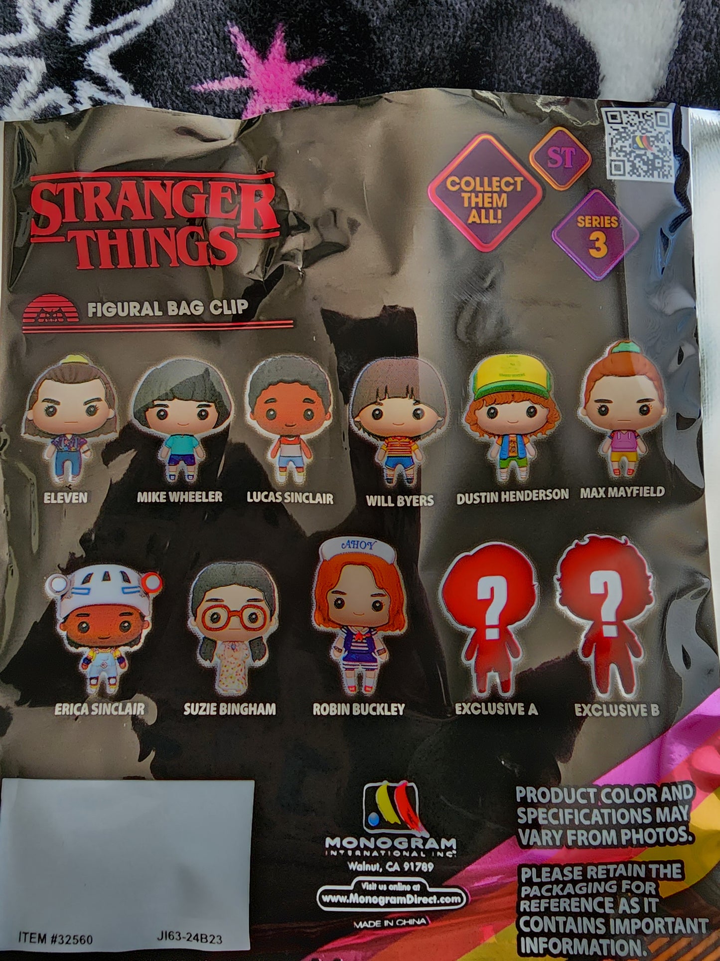 Stranger Things Series 3 Mystery Bag Clips