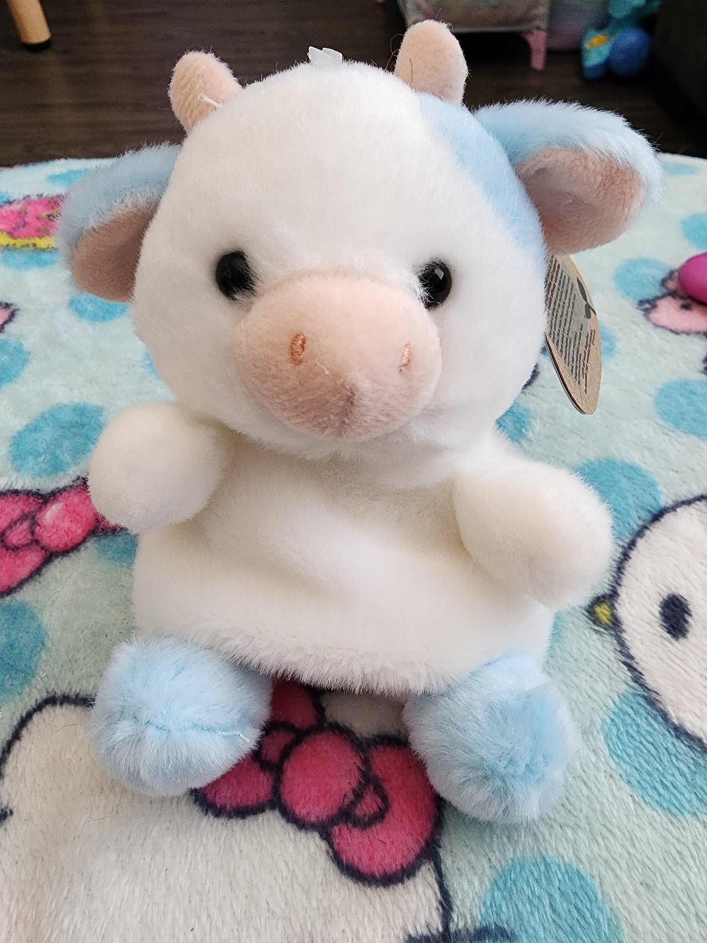 Palm Pals Blueberry Cow Plush