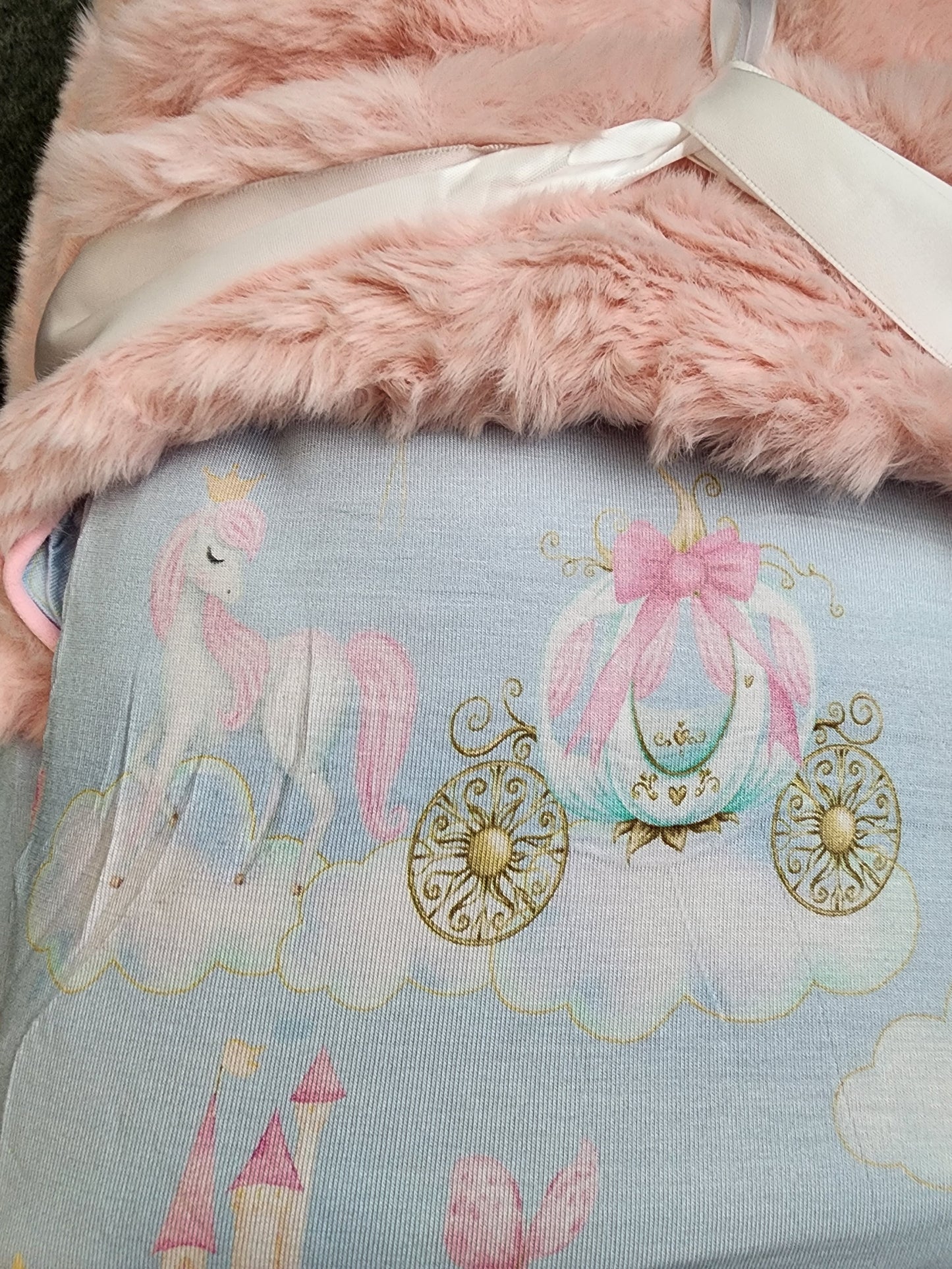 *CP Dream On Princess Minky Baby Blanket