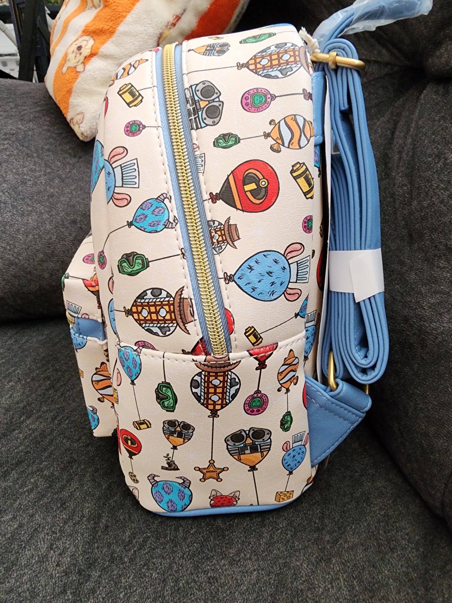 Loungefly Disney Pixar Movie Characters as Balloons Backpack