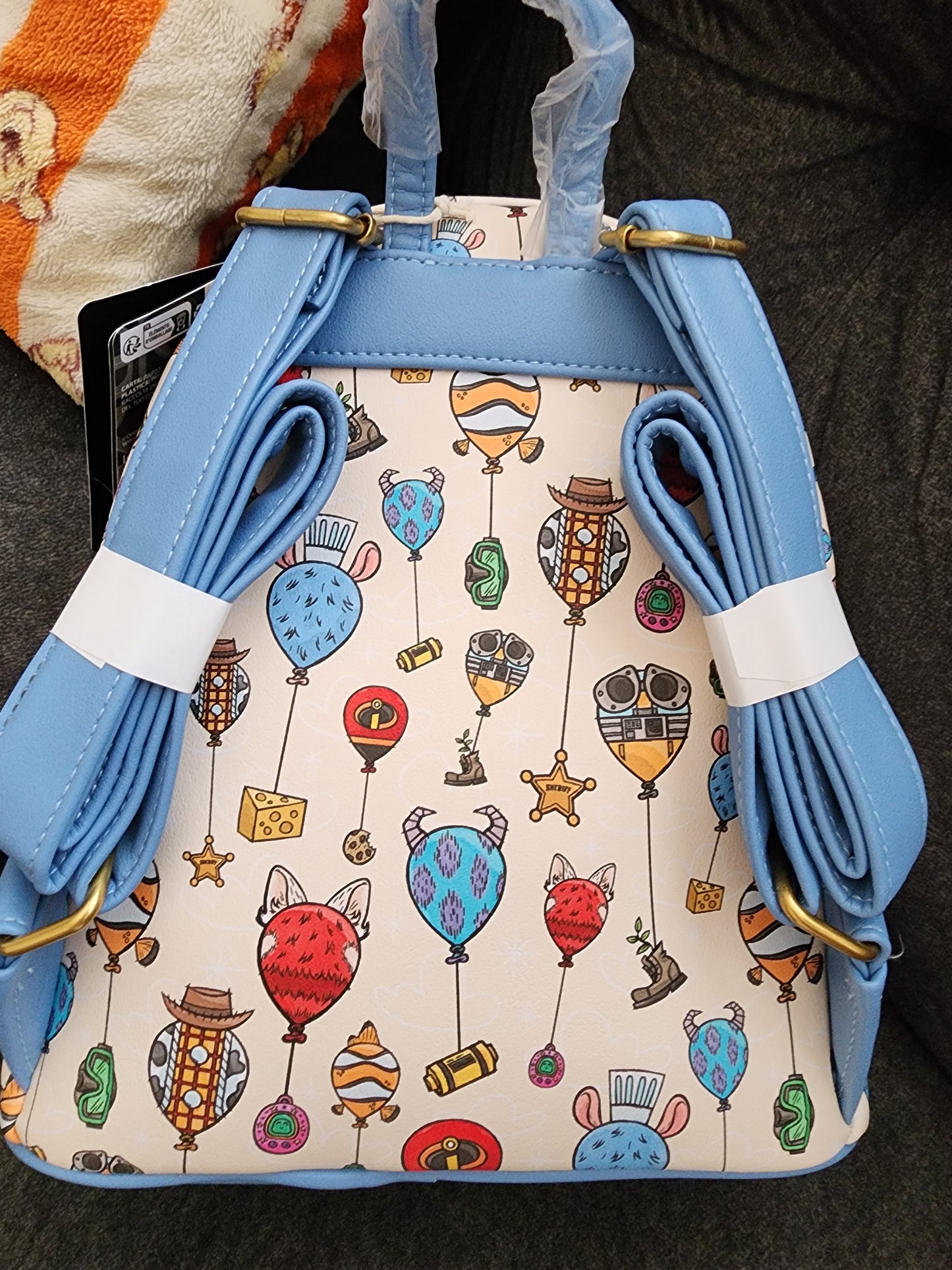 Loungefly Disney Pixar Movie Characters as Balloons Backpack