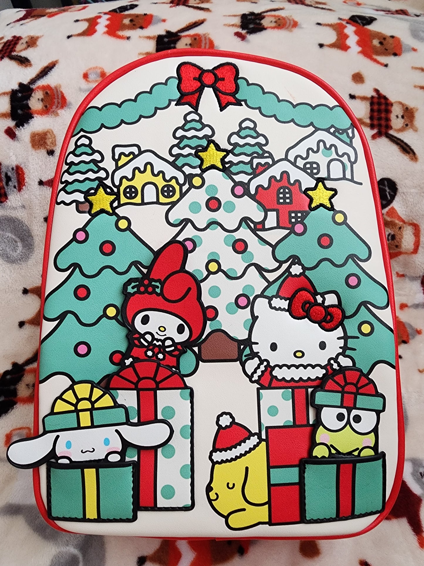 Her Universe Hello Kitty and Friends Christmas Holiday Backpack