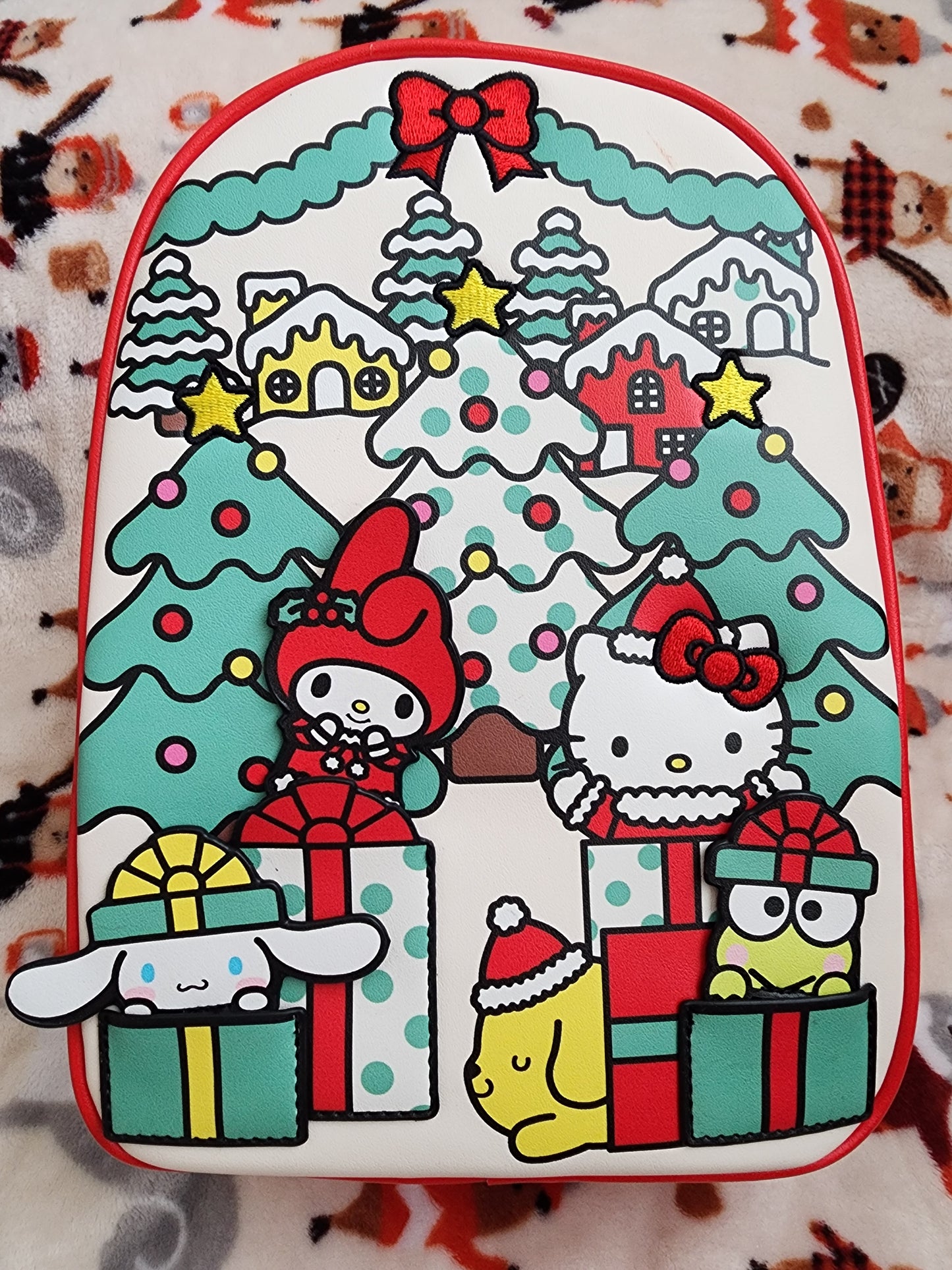 Her Universe Hello Kitty and Friends Christmas Holiday Backpack