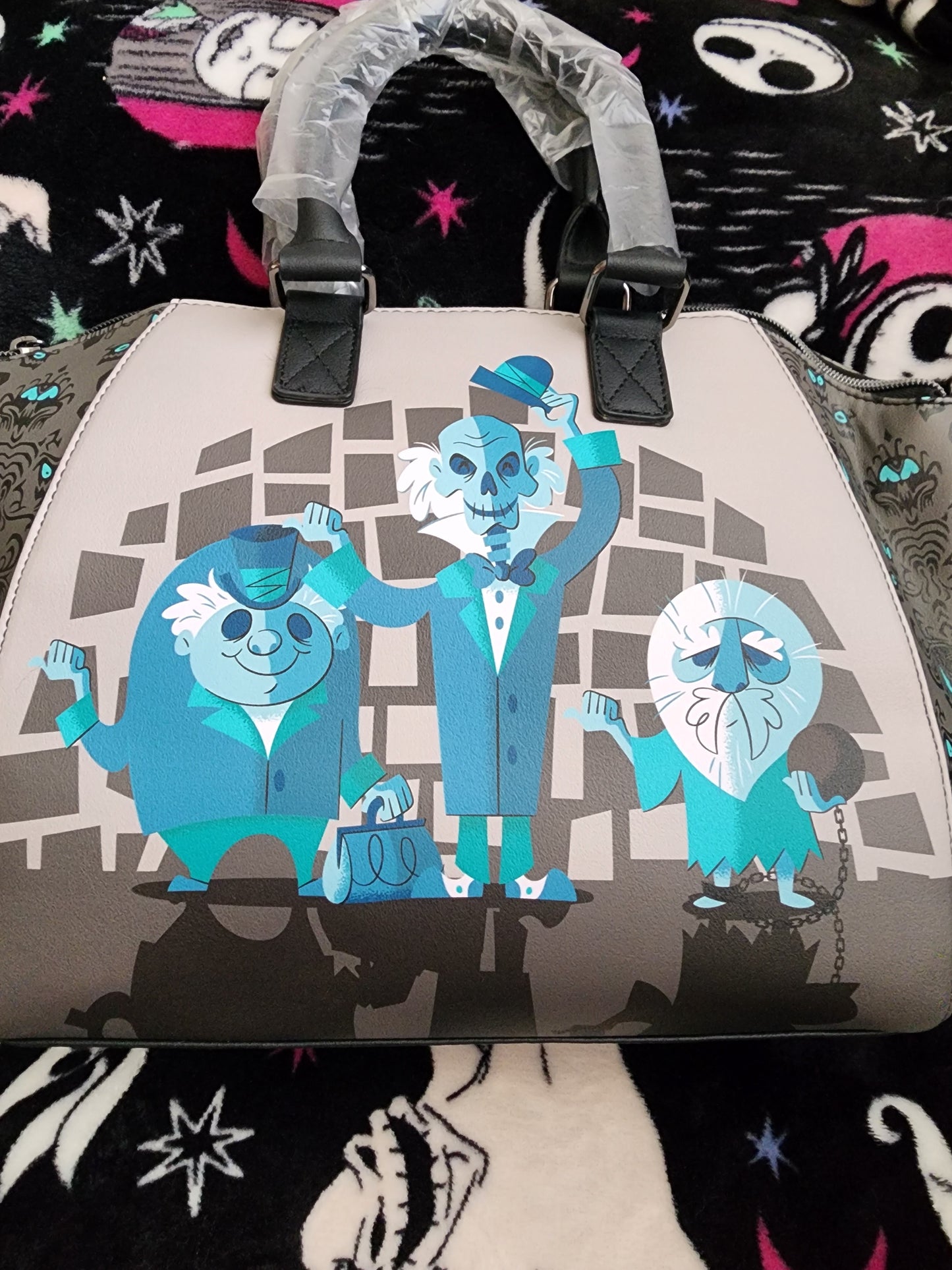 Loungefly Disney Haunted Mansion Hitchiking Ghosts Handbag