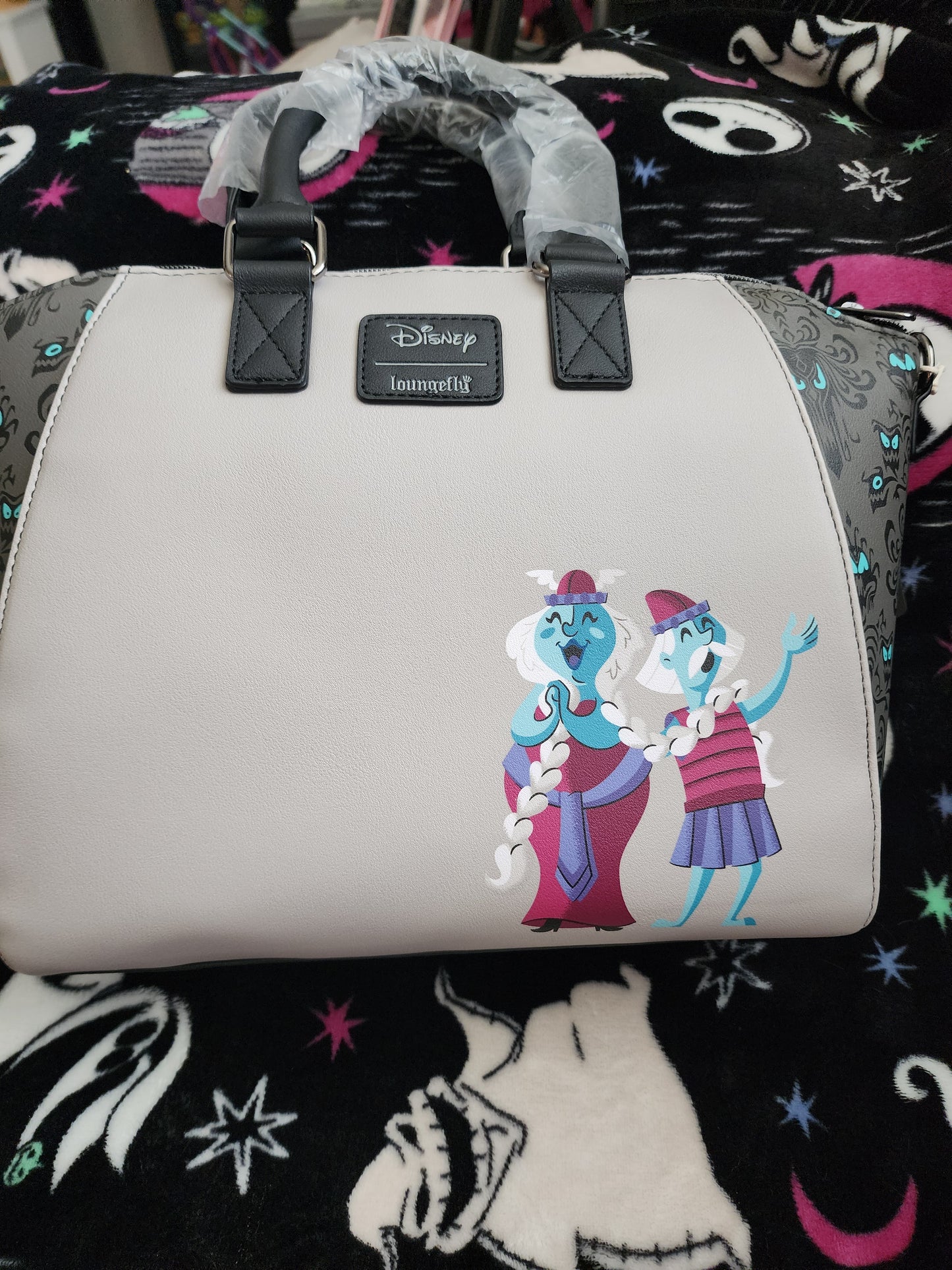 Loungefly Disney Haunted Mansion Hitchiking Ghosts Handbag