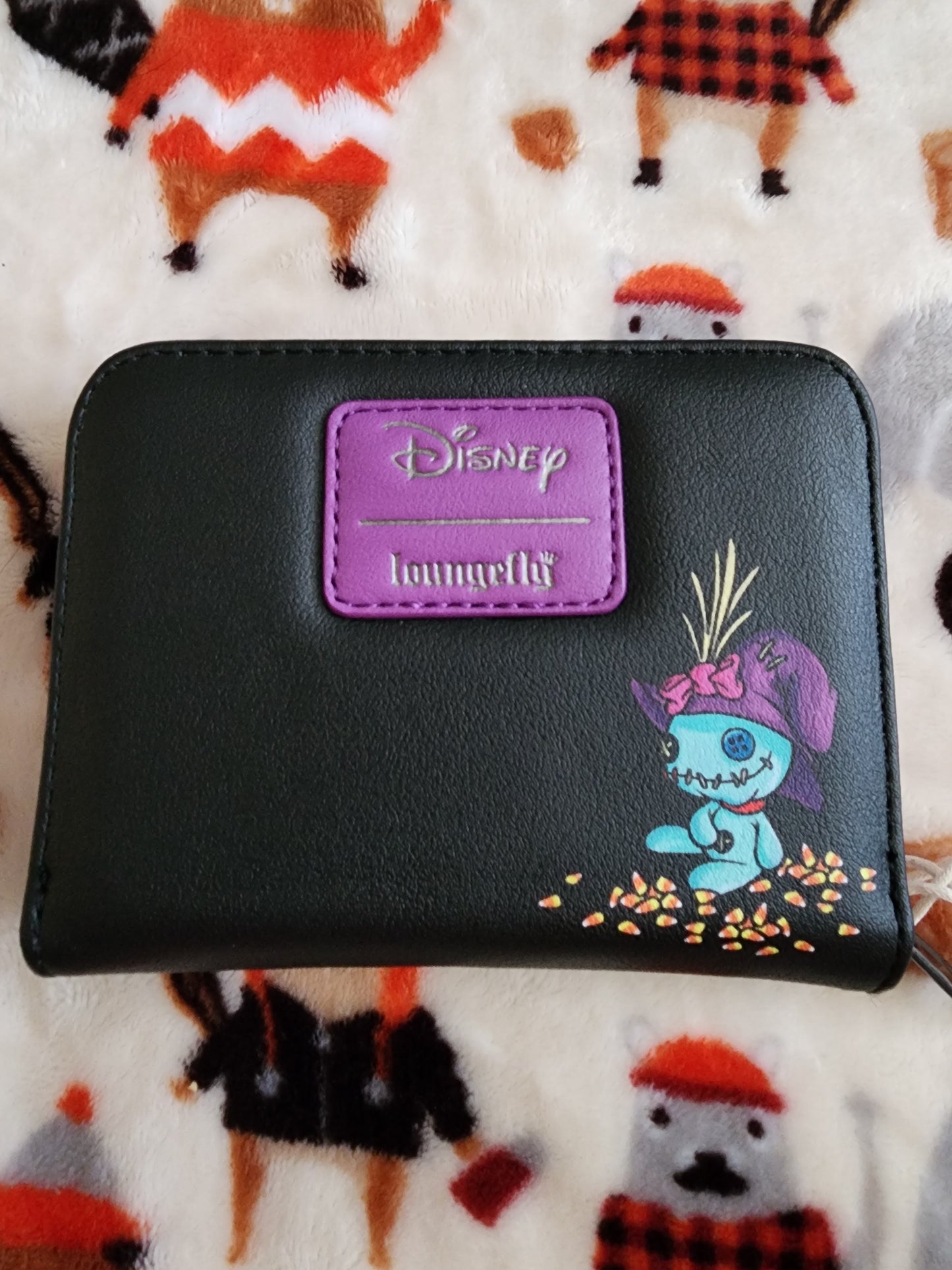 Loungefly Disney Stitch and Scrump Halloween Wallet