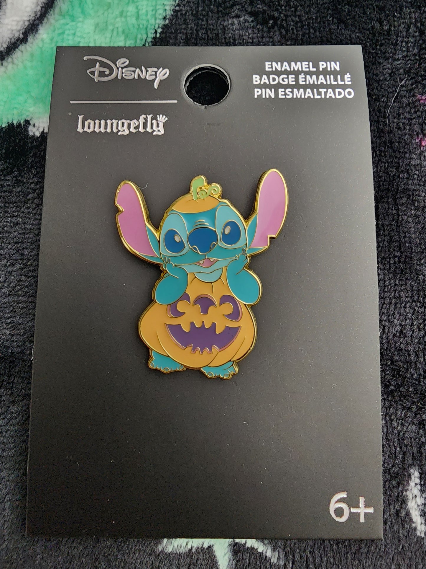 Loungefly Disney Stitch as a Pumpkin Pin