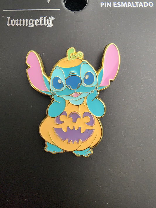 Loungefly Disney Stitch as a Pumpkin Pin