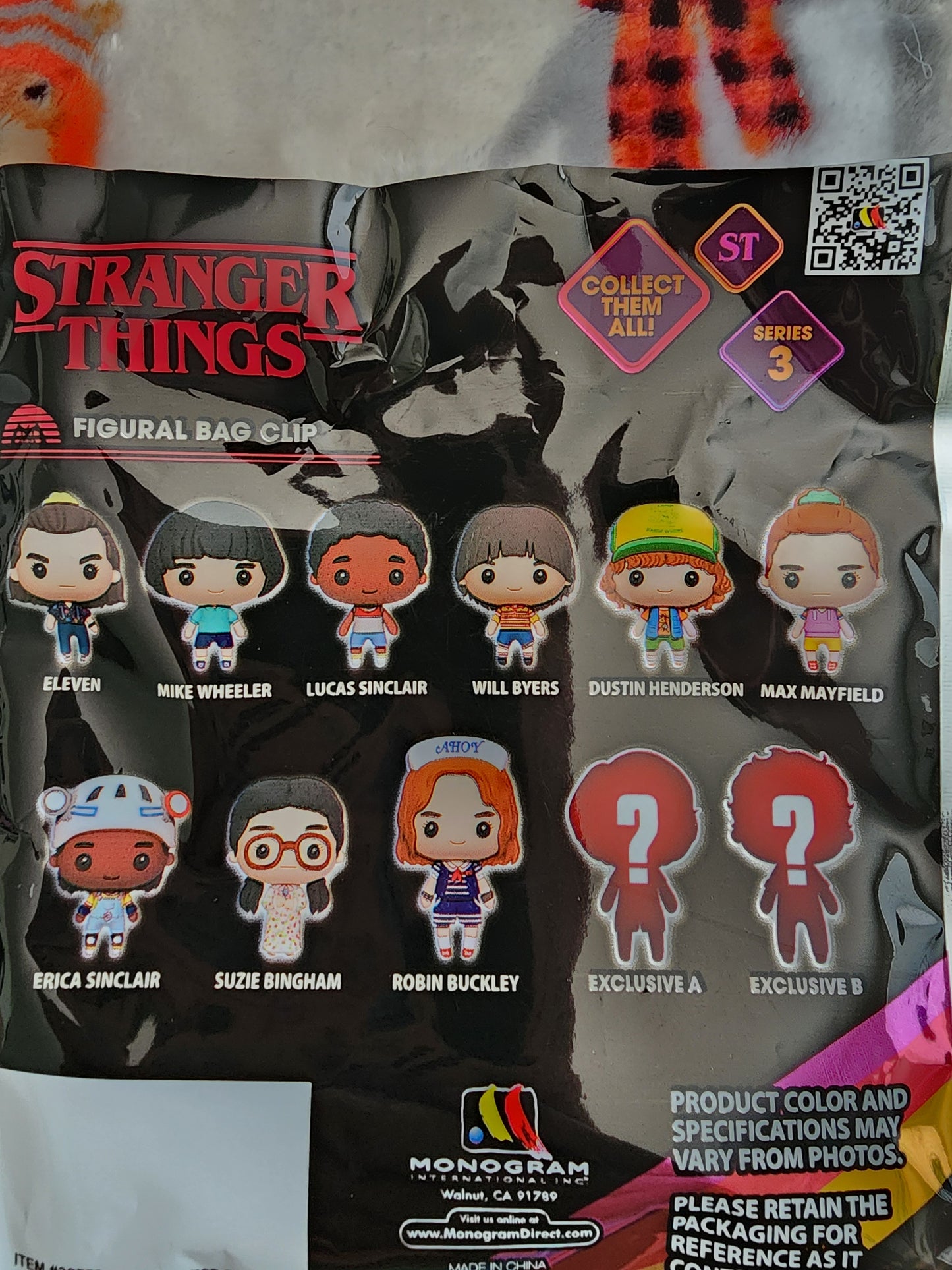 Netflix Stranger Things Series 3 Mystery Bag Clips