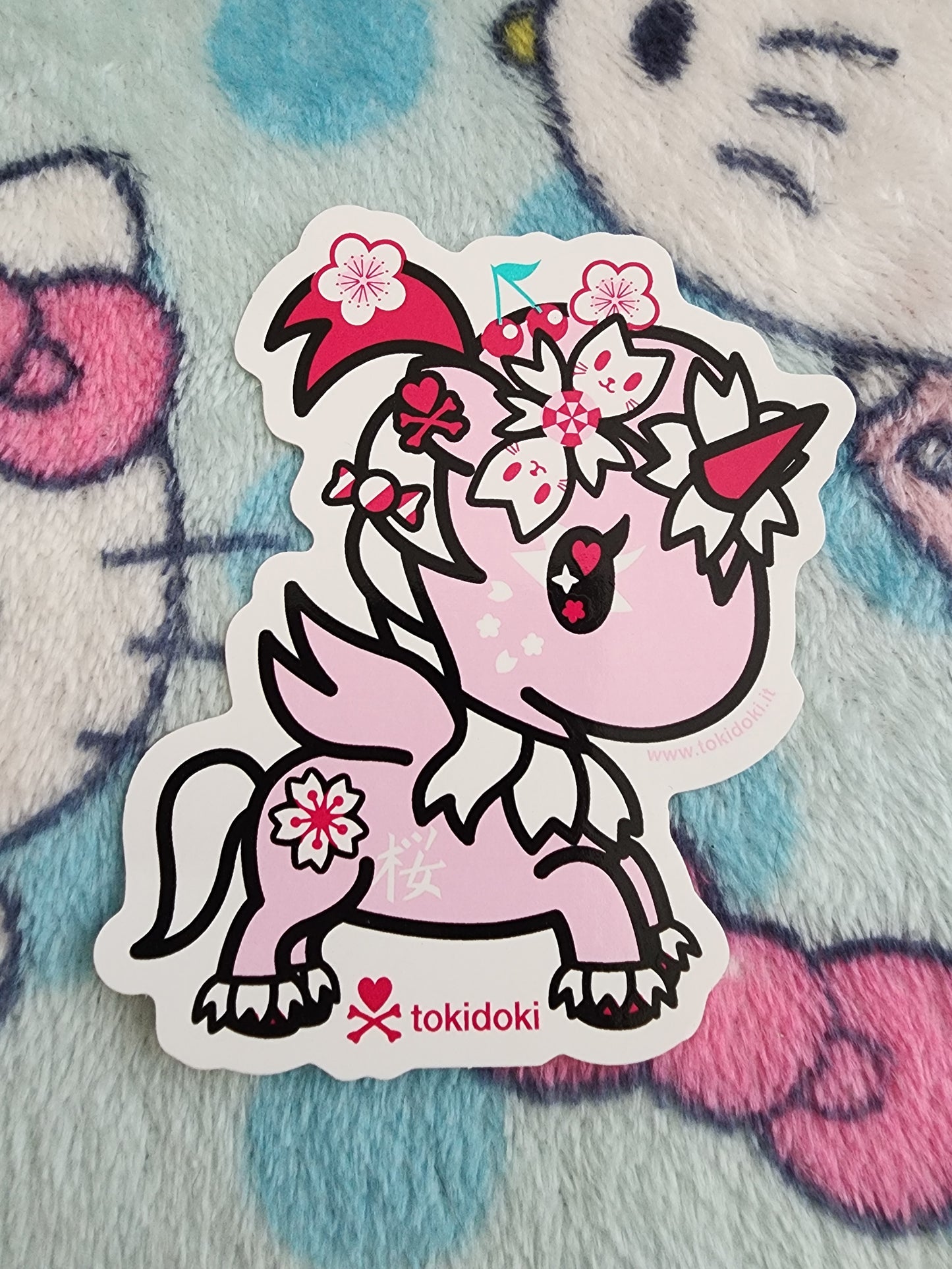 Tokidoki Unicorno Cherry Blossom Sticker