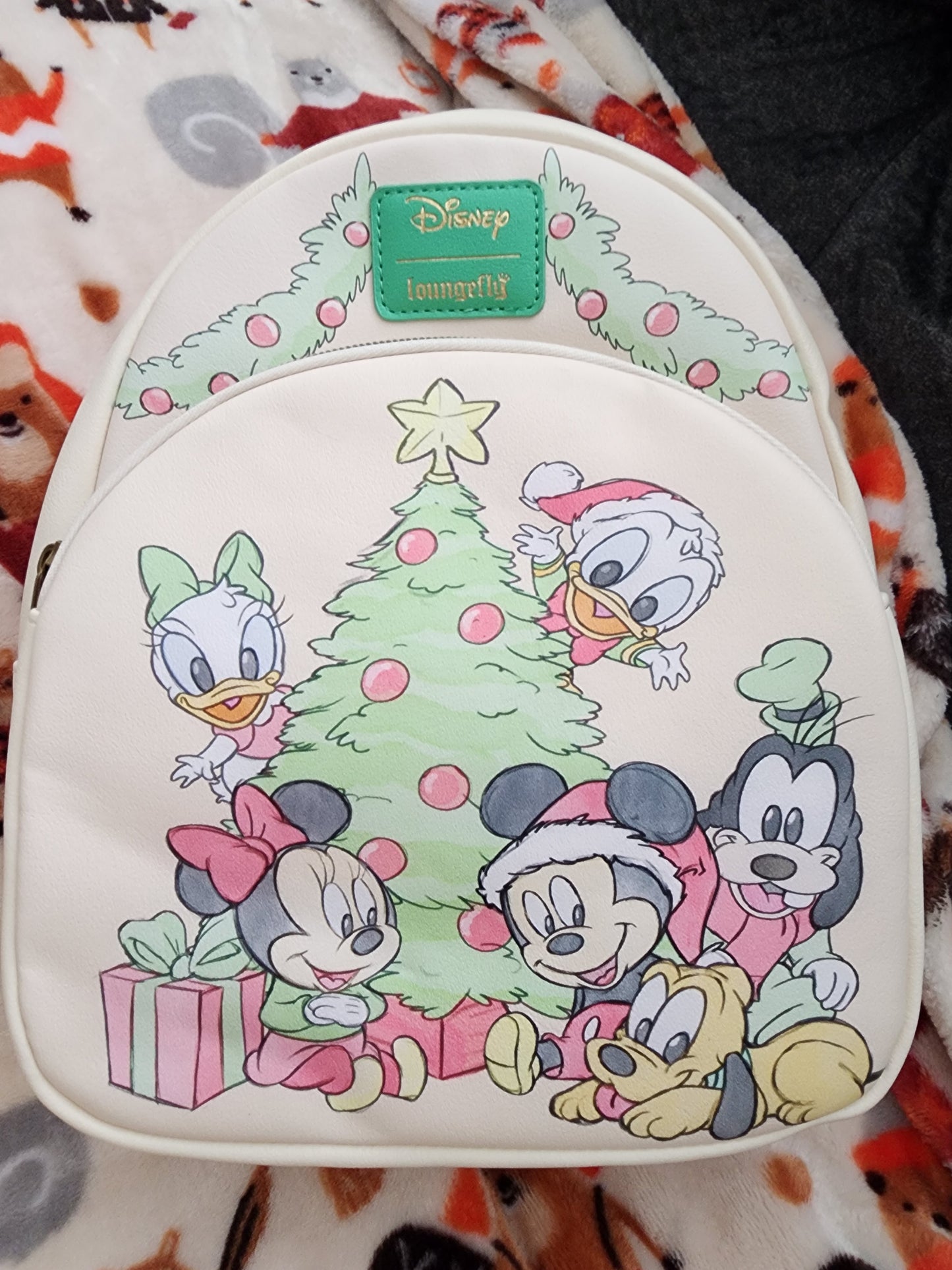 Loungefly Disney Mickey and Friends Christmas Backpack