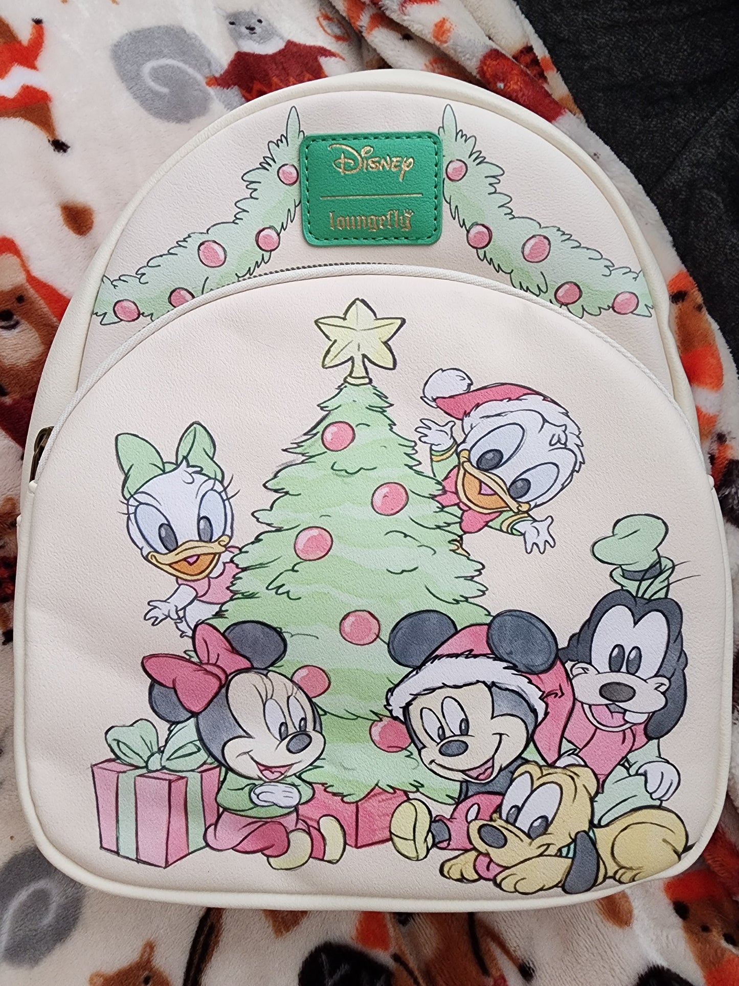 Loungefly Disney Mickey and Friends Christmas Backpack