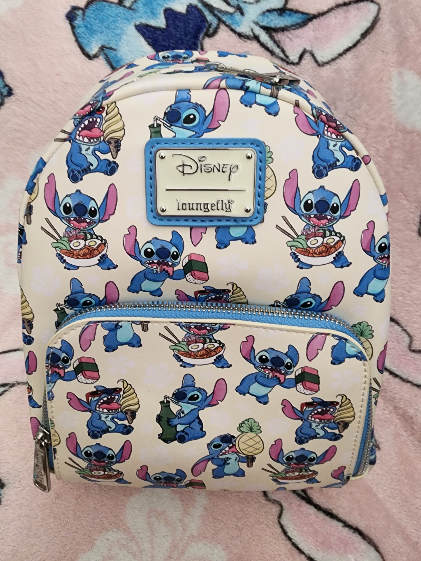 Loungefly Disney Stitch with Food Backpack