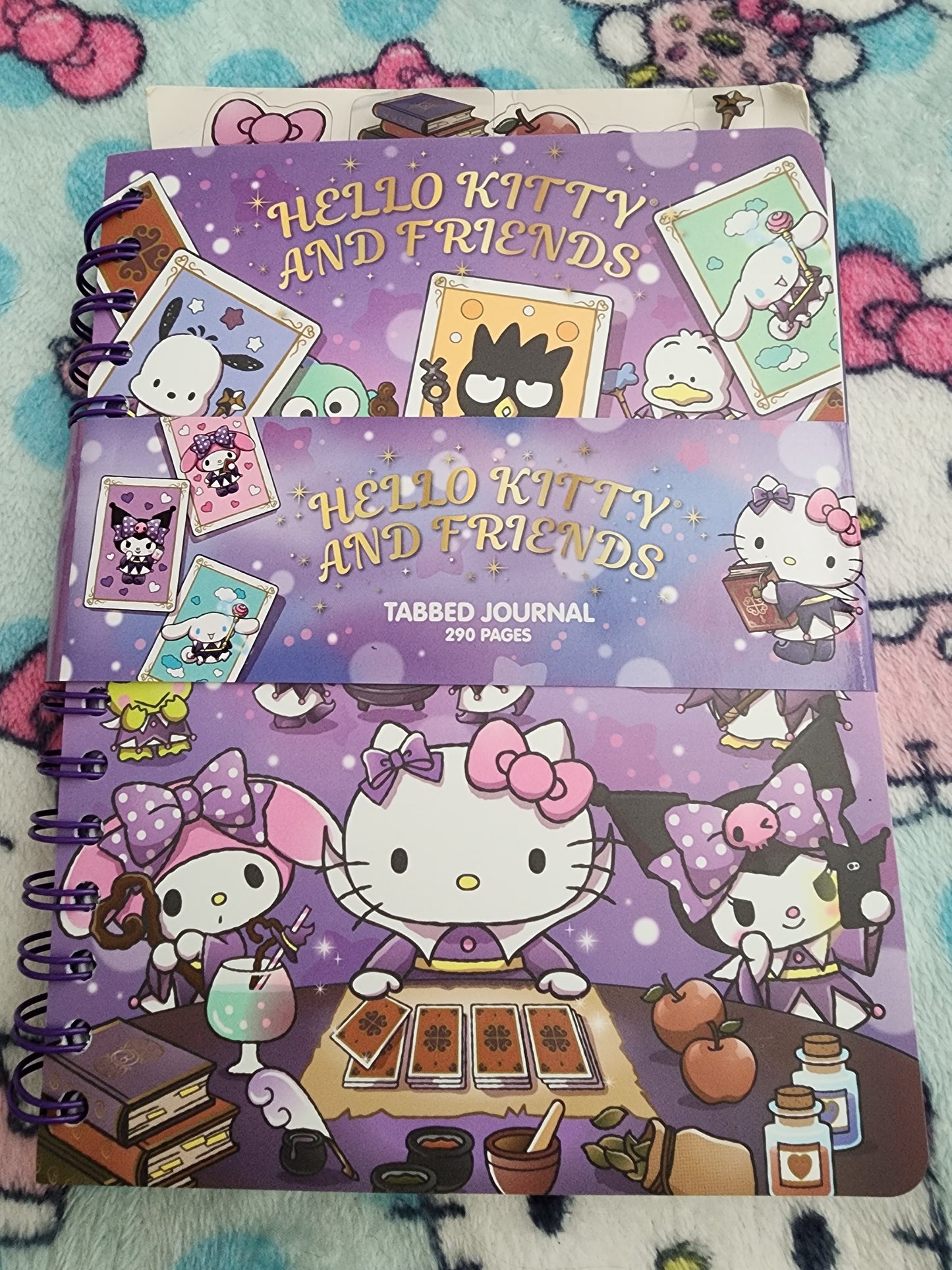 Hello Kitty and Friends Magic Card Tabbed Notebook