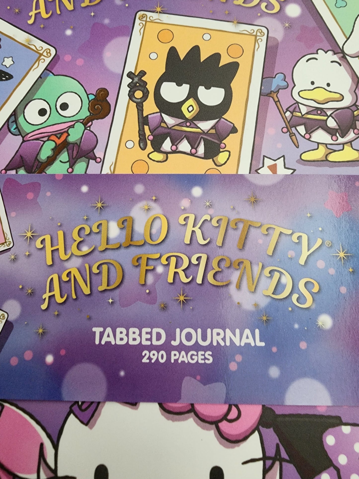 Hello Kitty and Friends Magic Card Tabbed Notebook