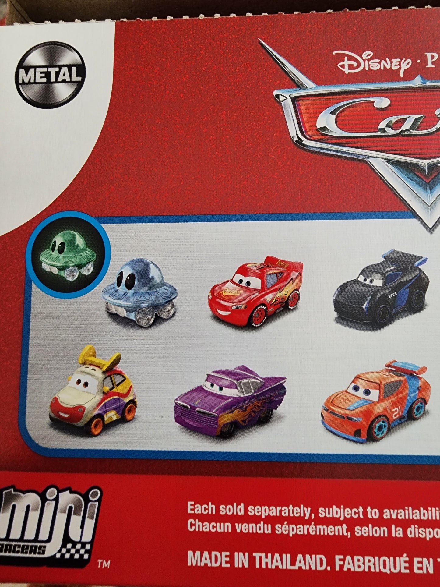 Disney Pixar Cars Metal Mystery Mini Racers Car