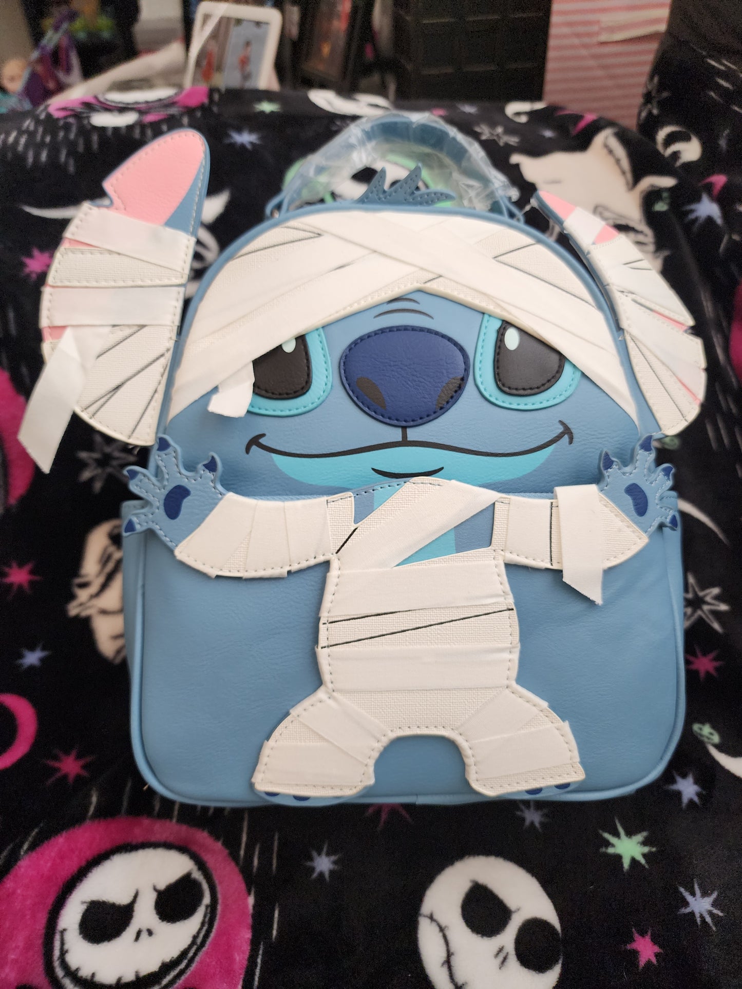 Her Universe Disney Stitch as a Mummy Halloween Backpack