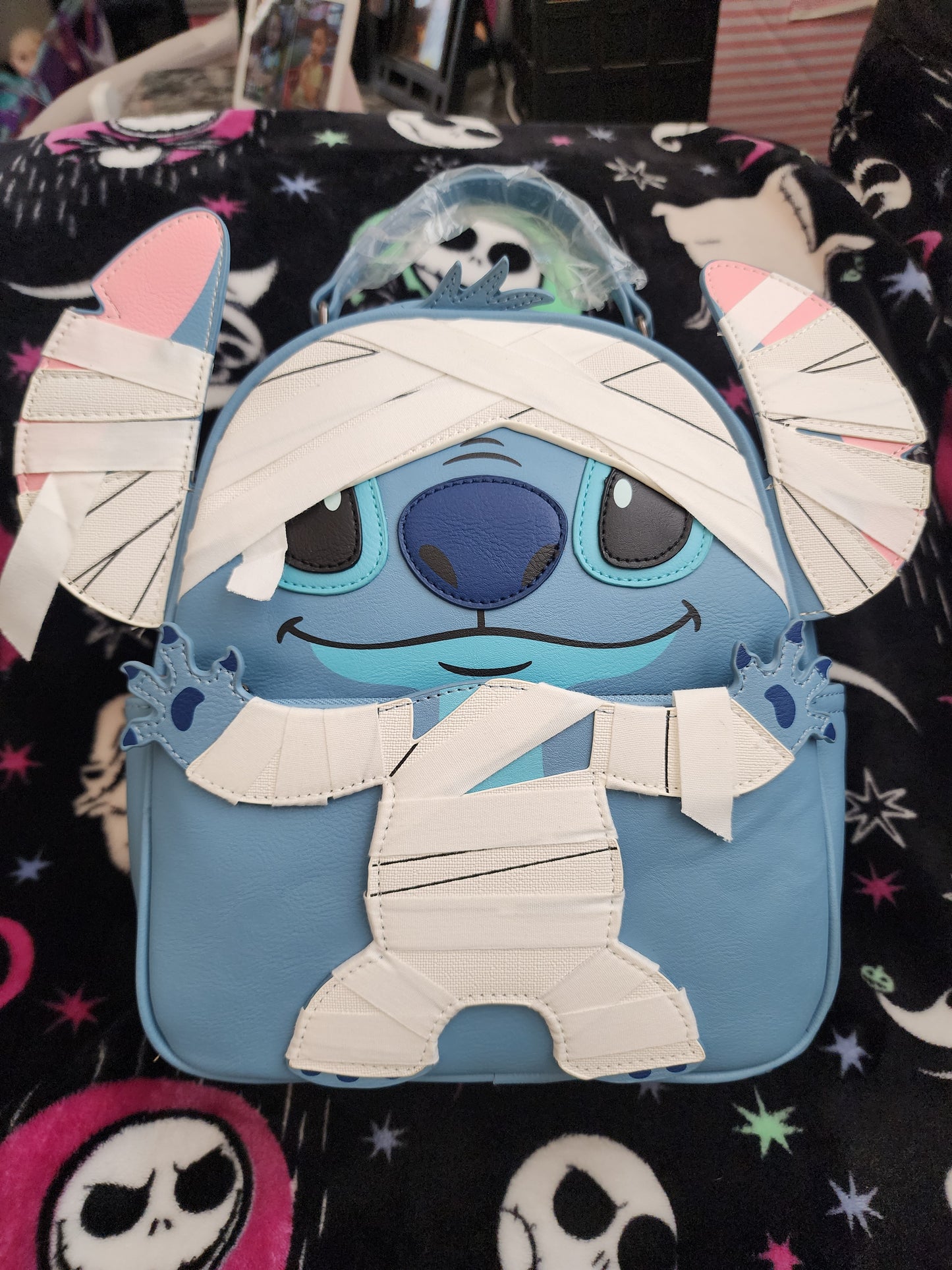 Her Universe Disney Stitch as a Mummy Halloween Backpack