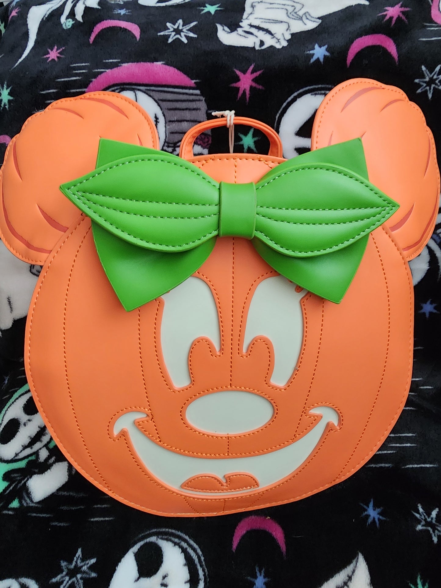 Loungefly Disney Minnie Mouse Pumpkin Halloween Backpack