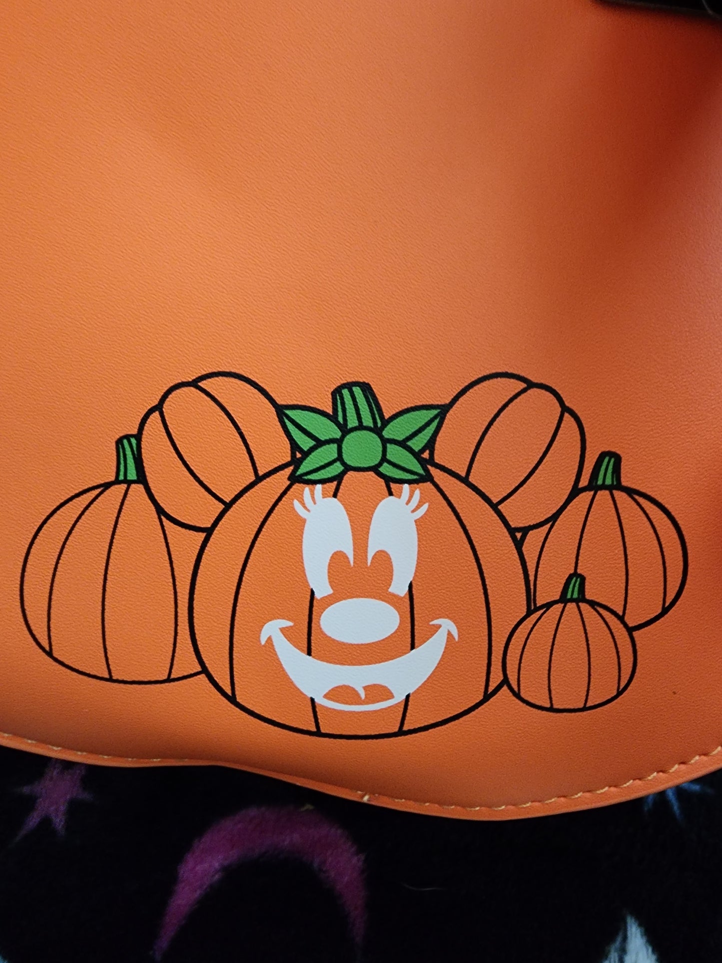 Loungefly Disney Minnie Mouse Pumpkin Halloween Backpack